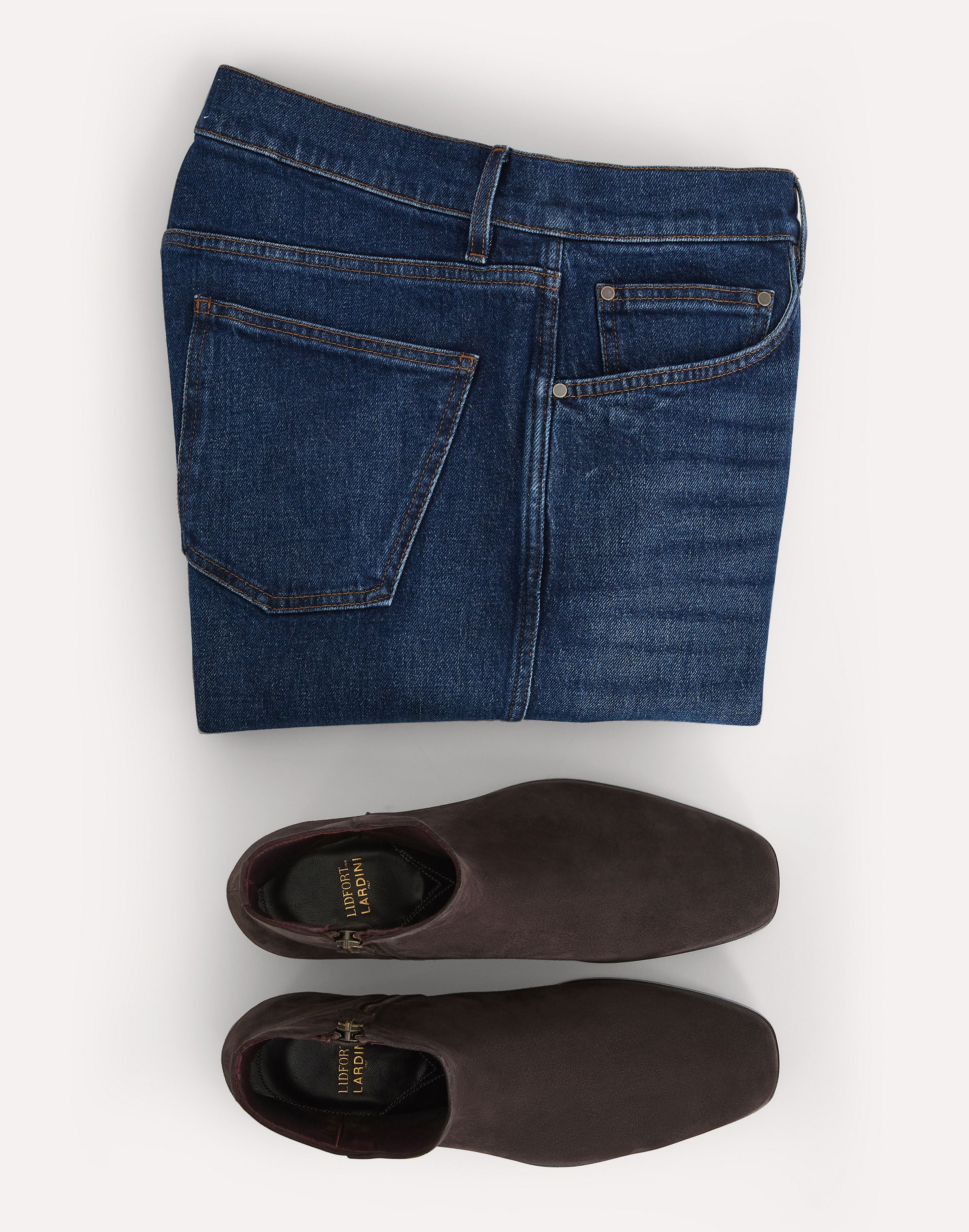 Stivale marrone in pelle BROWN Lardini 6