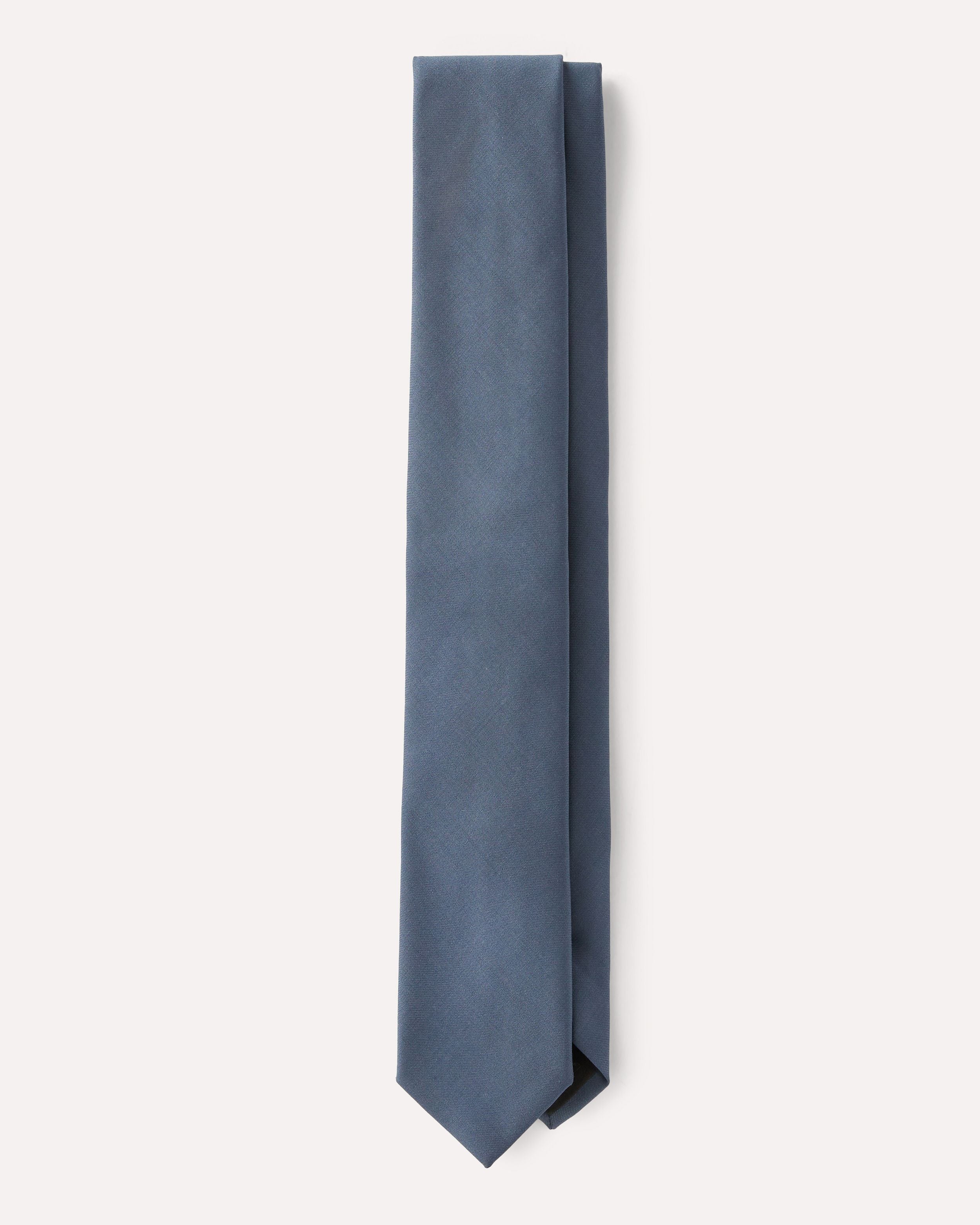Cravatta classica avio in seta a saia leggera AIR FORCE BLUE Lardini 1