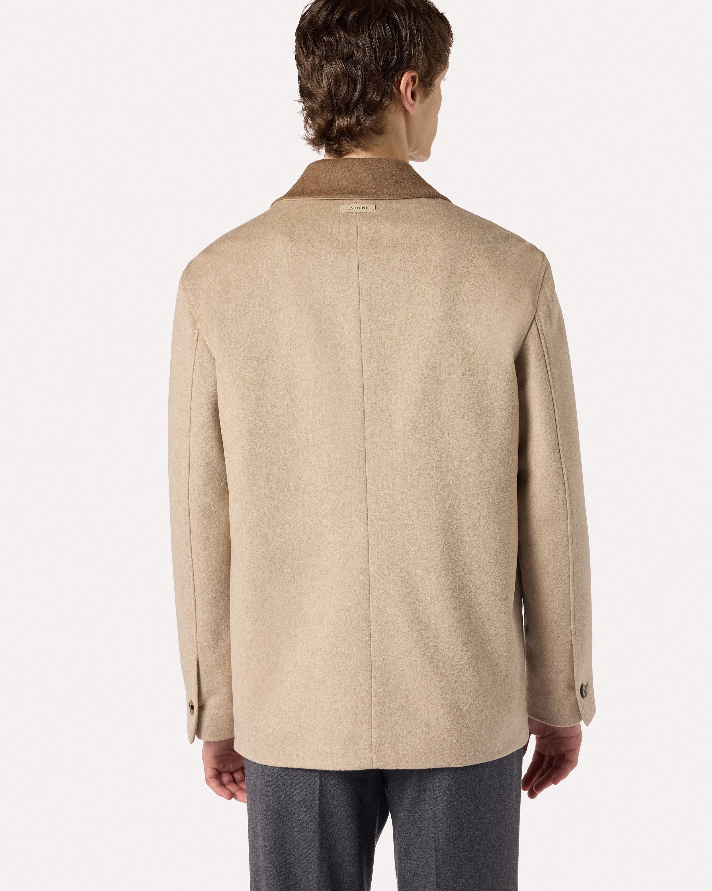 Giubbino monopetto beige in lana BEIGE Lardini 5