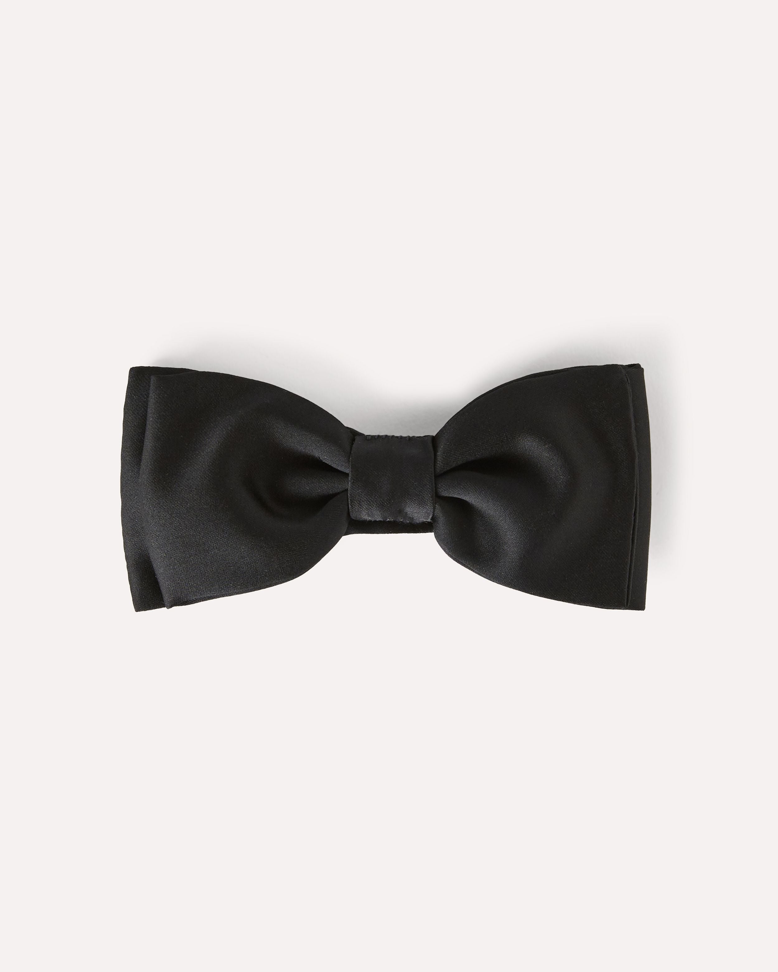 Papillon nero pre-annodato in raso BLACK Lardini 1