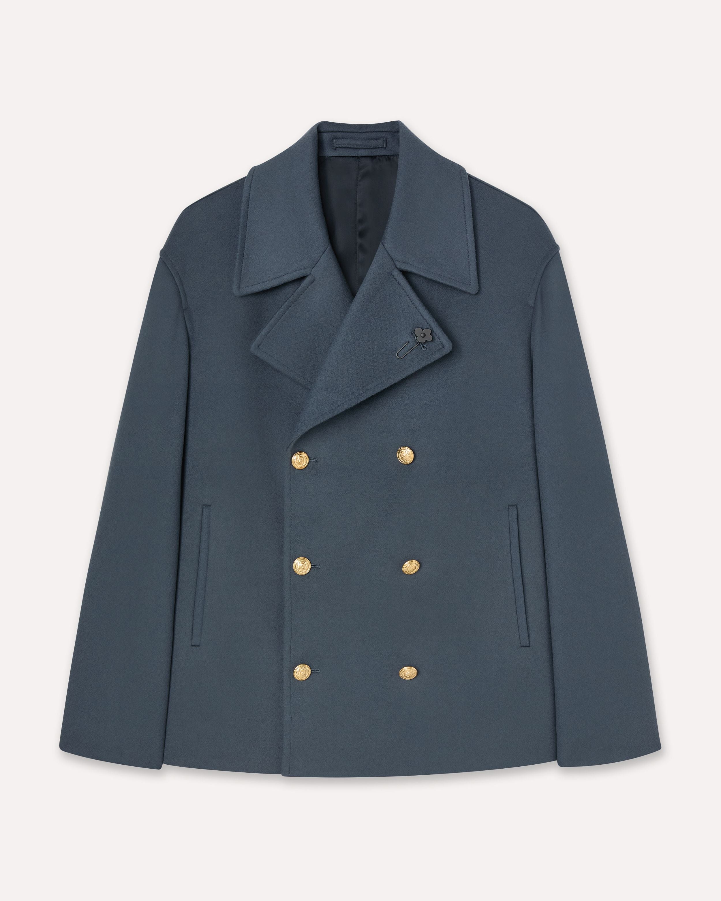 Peacot avio doppiopetto AIR FORCE BLUE Lardini