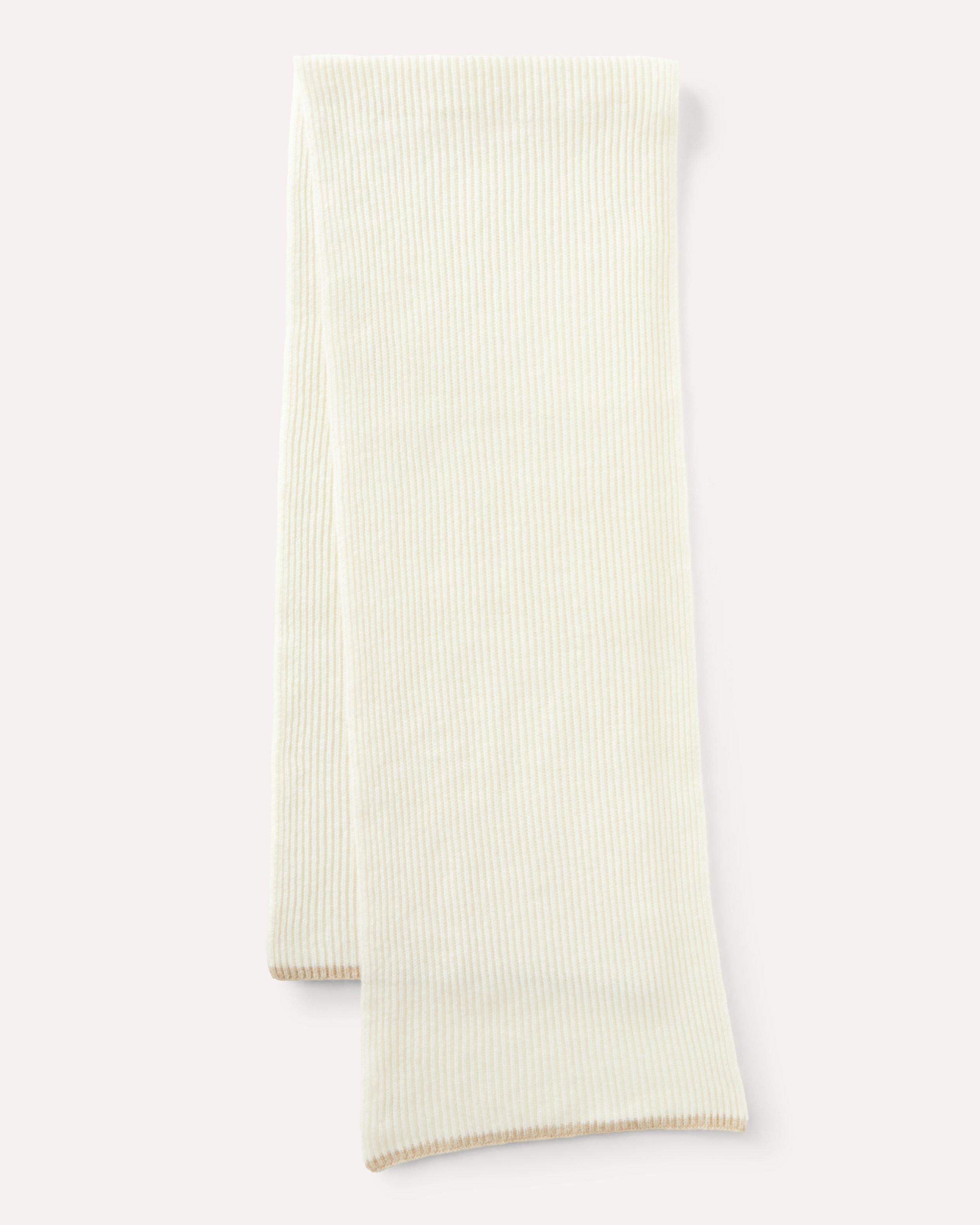 Cream scarf CREAM Lardini 1