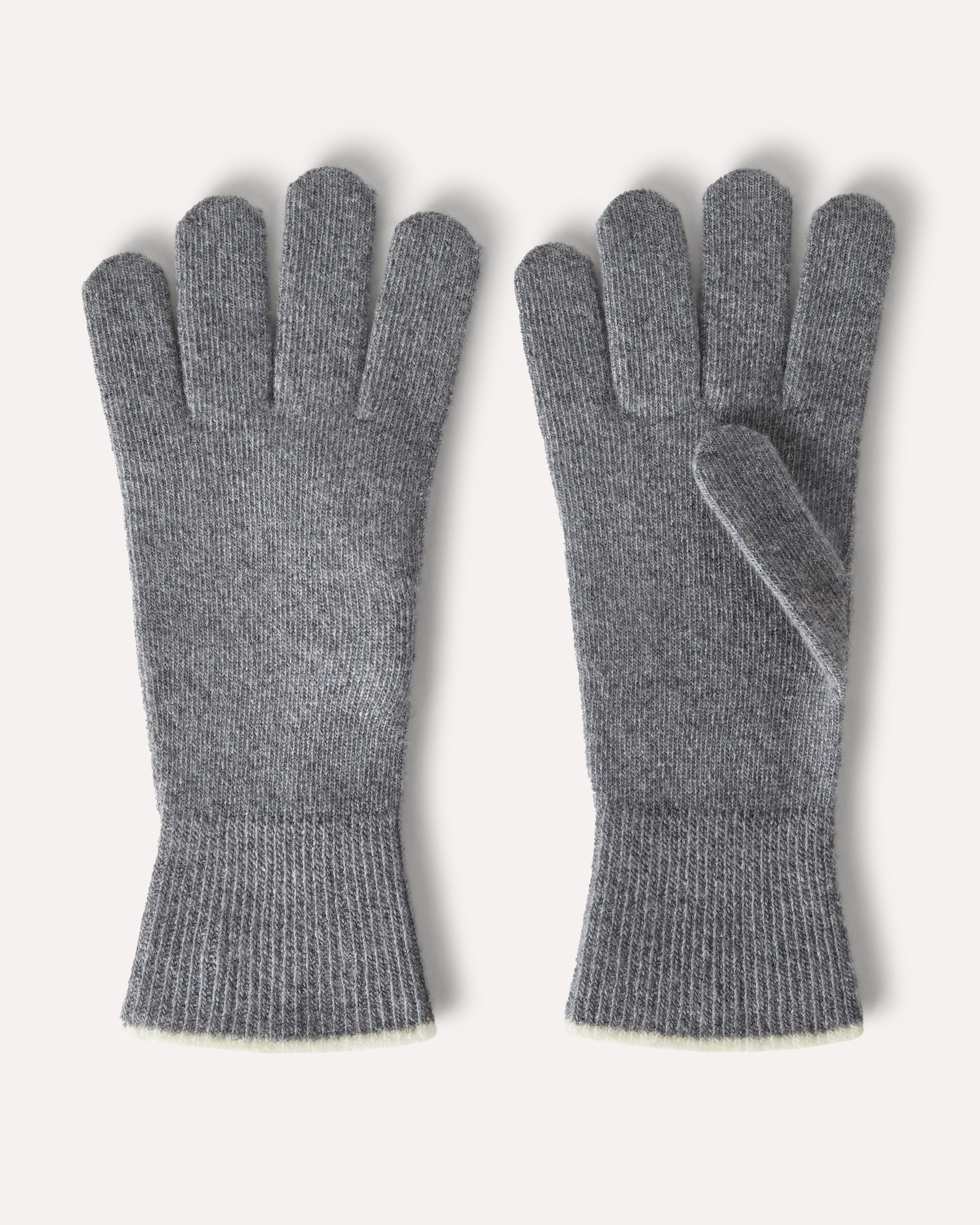 Guanti grigi e bianchi GREY/WHITE Lardini 1
