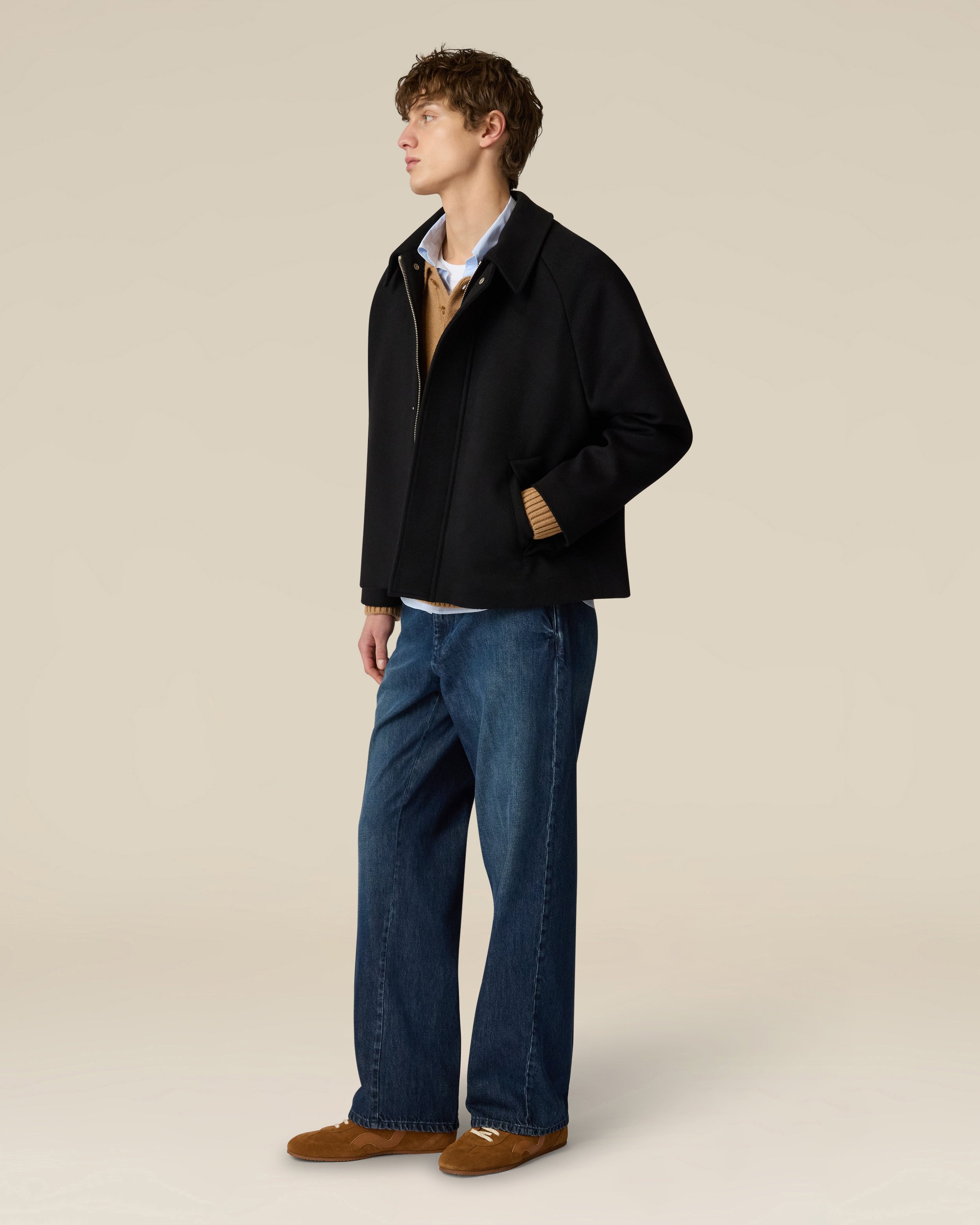 Blue cotton poplin shirt with striped pattern LIGHT BLUE Lardini 2