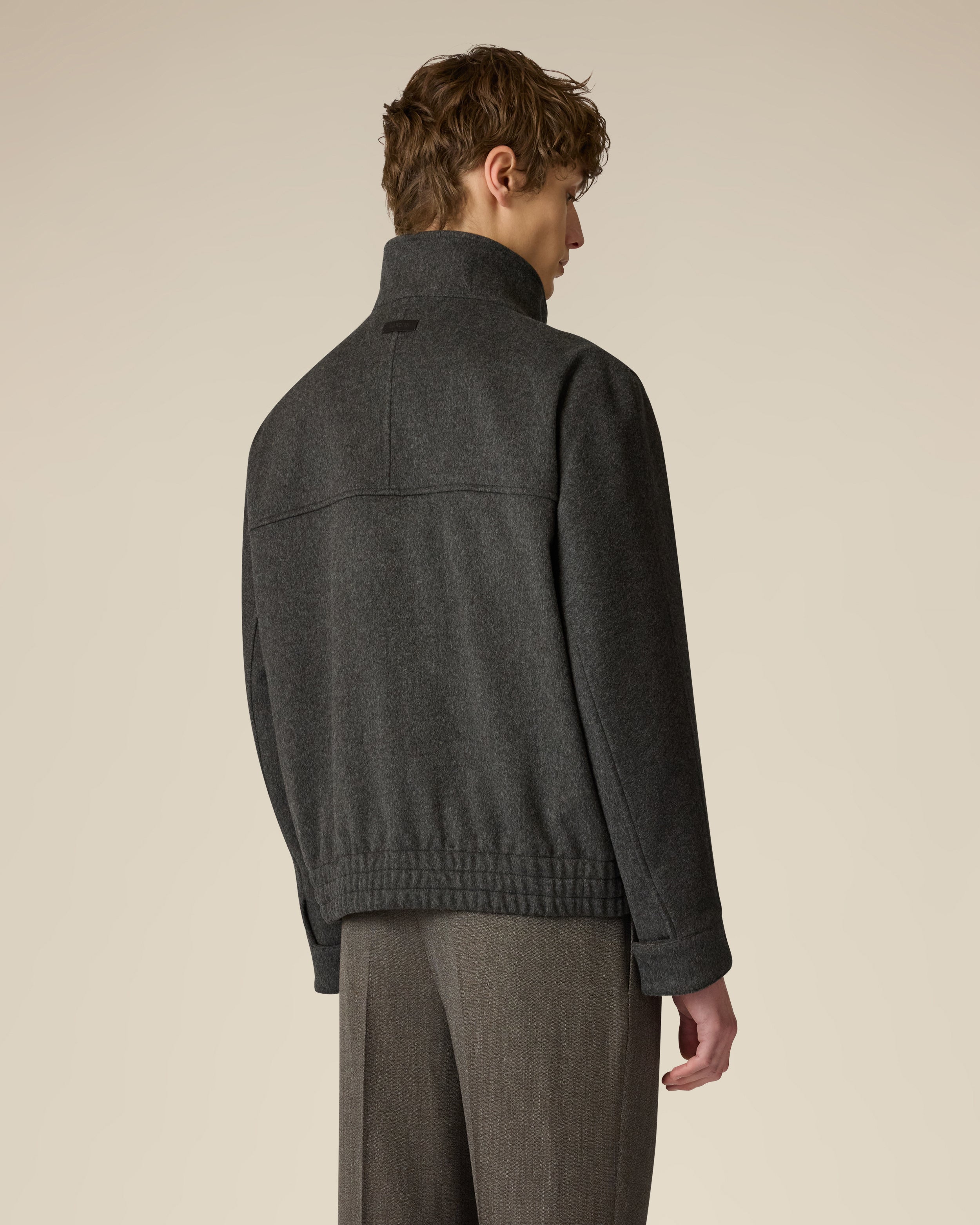 Grey wool jacket GREY Lardini 5
