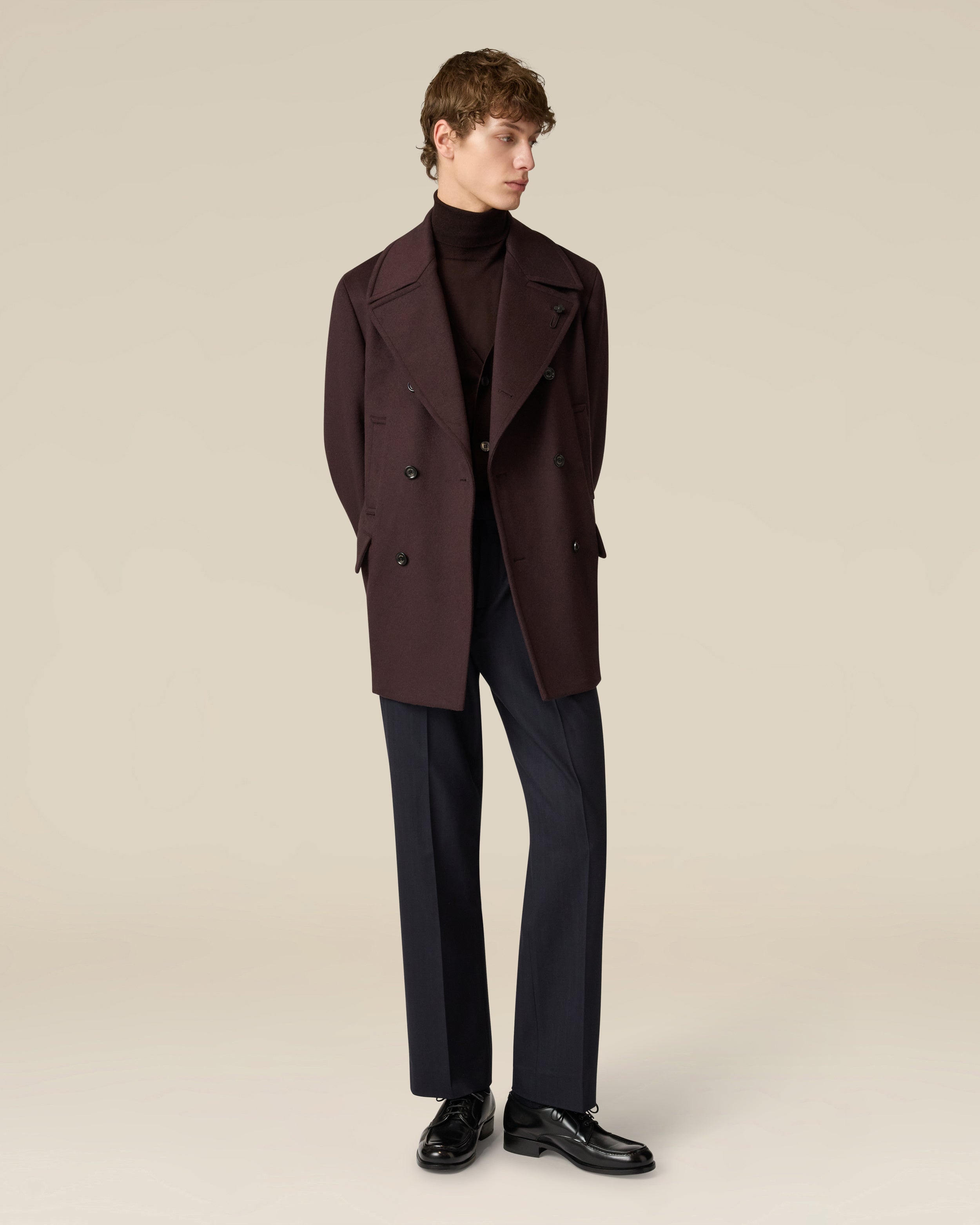Pantalone con piega blu BLUE Lardini 2