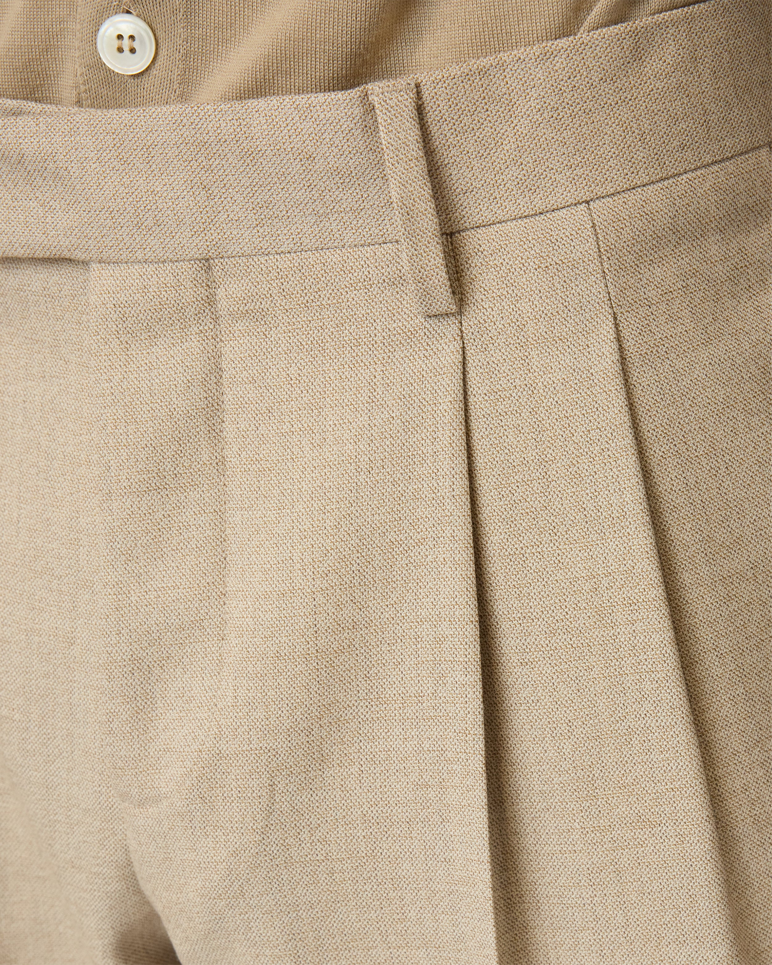 Beige stretch wool trousers BEIGE Lardini 3