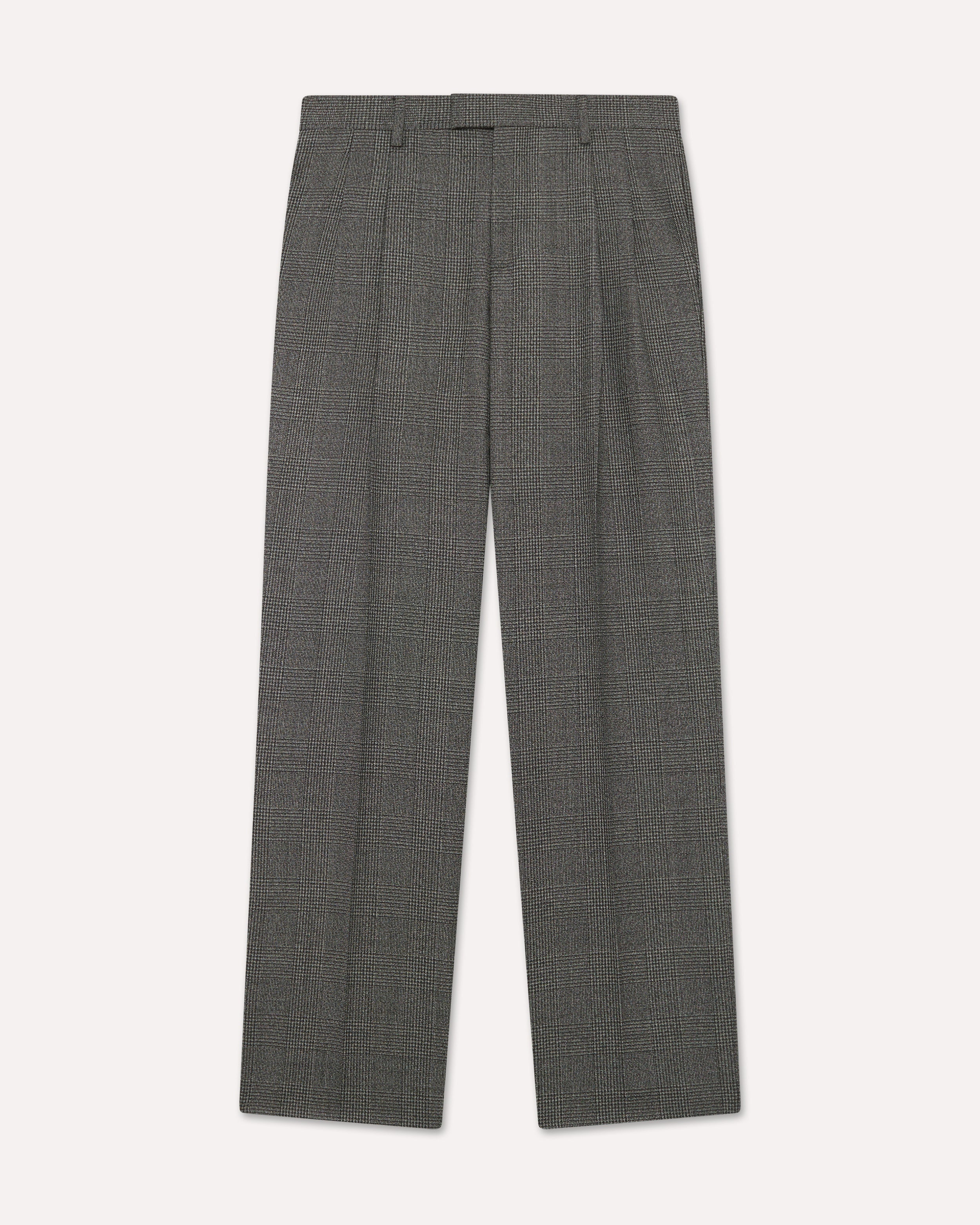 Graue Stretch-Wollhose BLACK Lardini 1