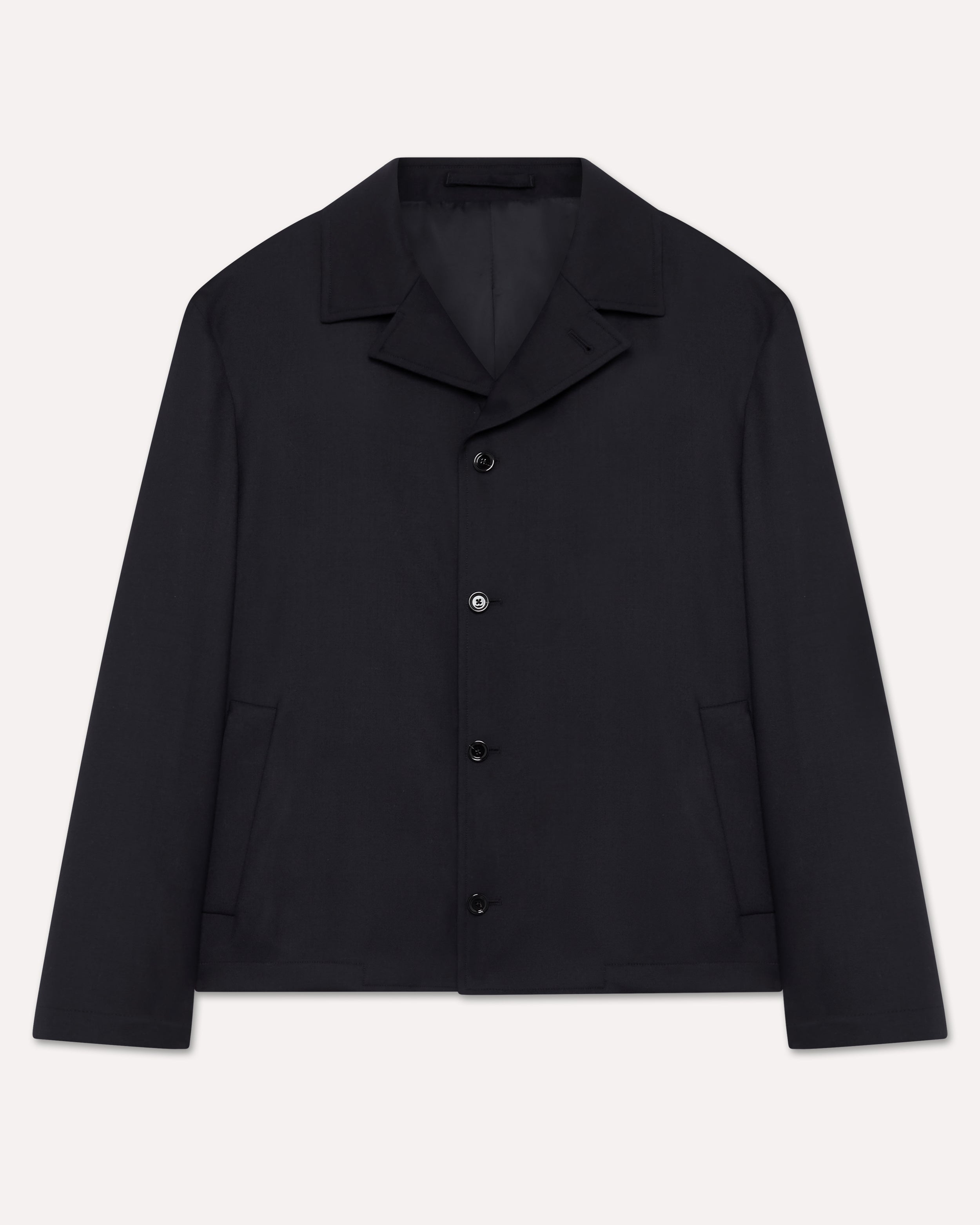 Blue flannel shirt-jacket BLUE Lardini 1
