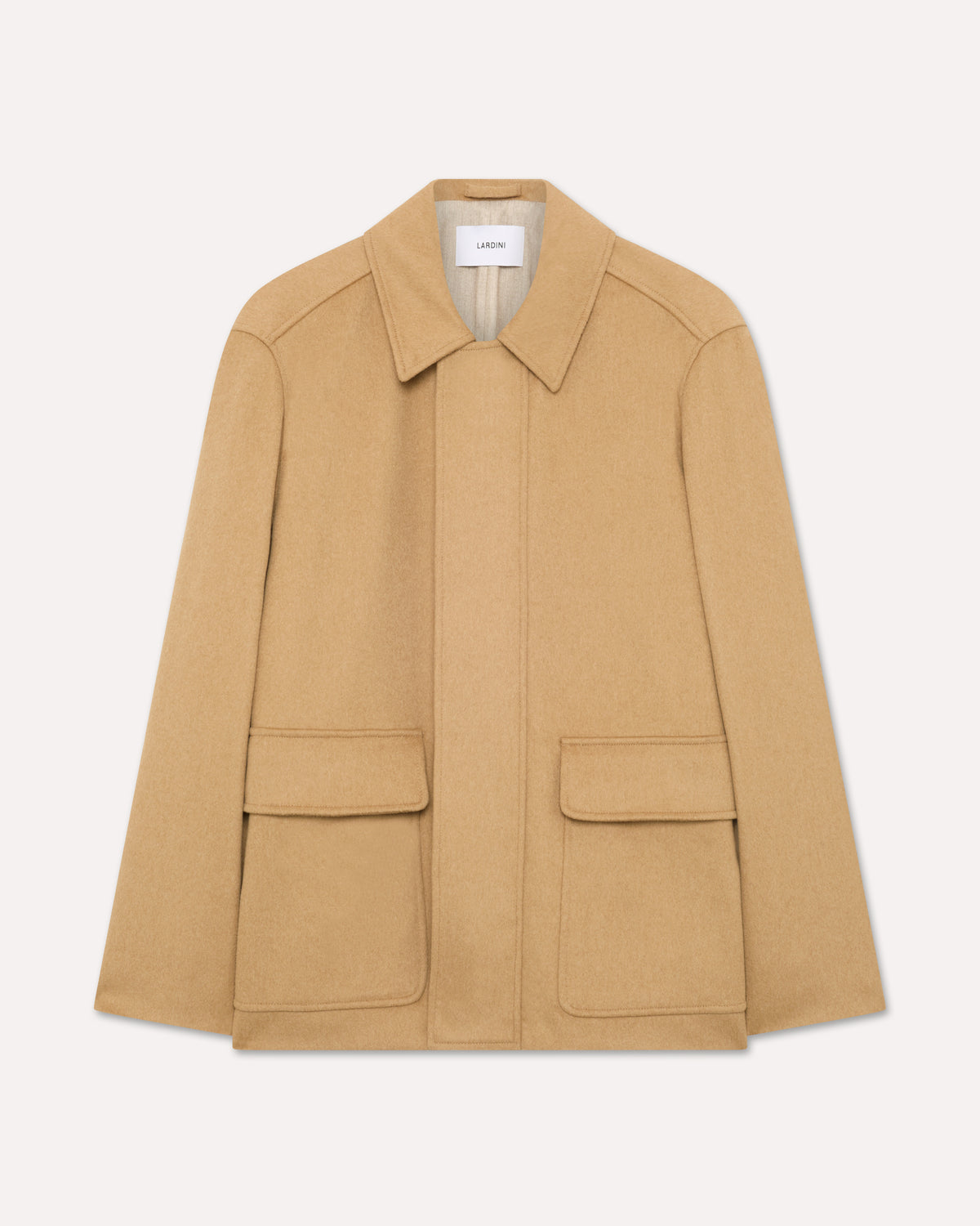 Jacke aus Wolle in Kamelton CAMEL Lardini 1