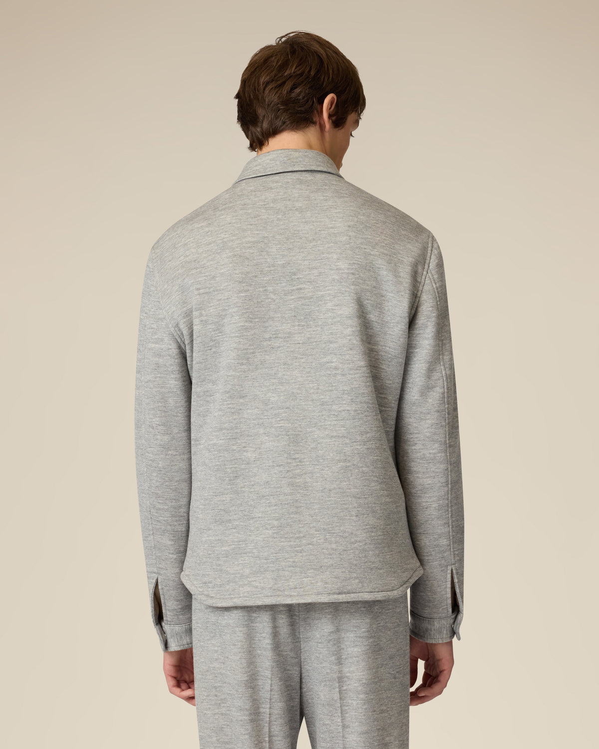Giacca camicia imbottita grigia GREY Lardini 5
