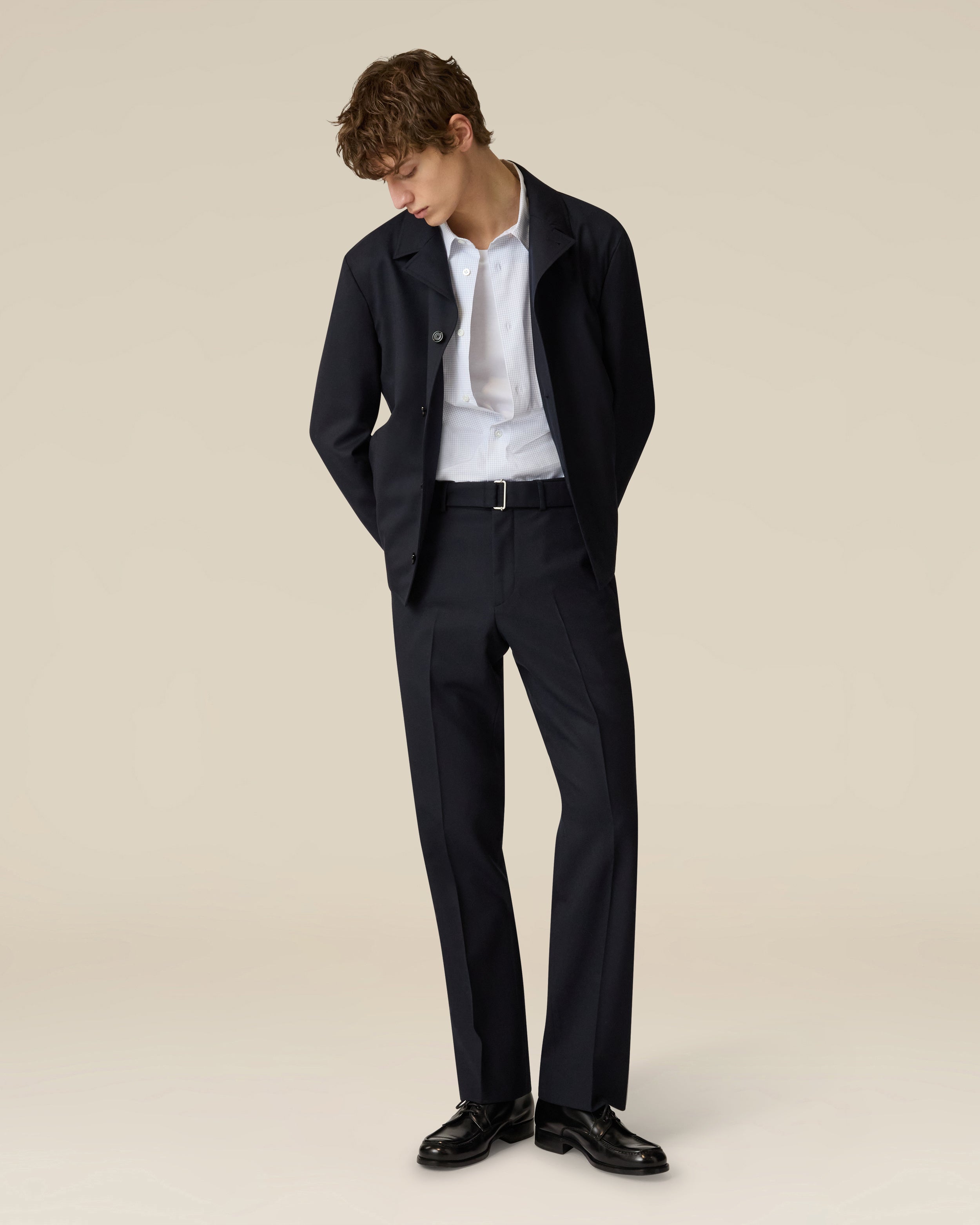 Blue flannel trousers BLUE Lardini 2