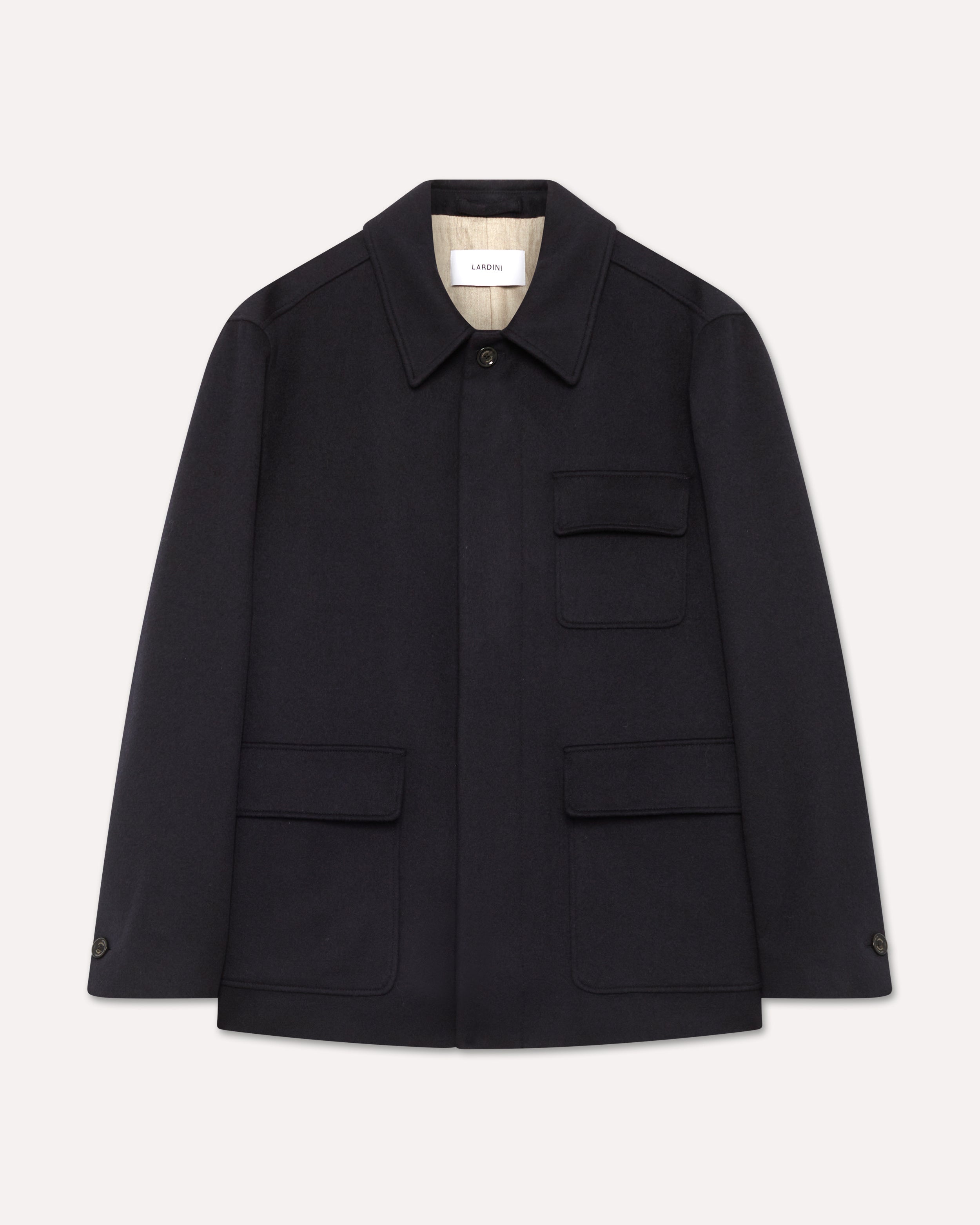 Blue wool jacket BLUE Lardini 1