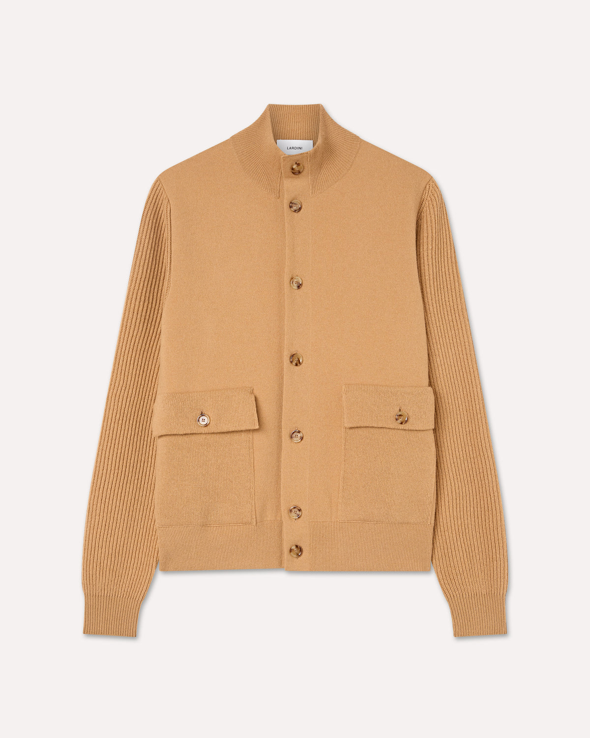 Beige-weiße Strickjacke BEIGE Lardini 1