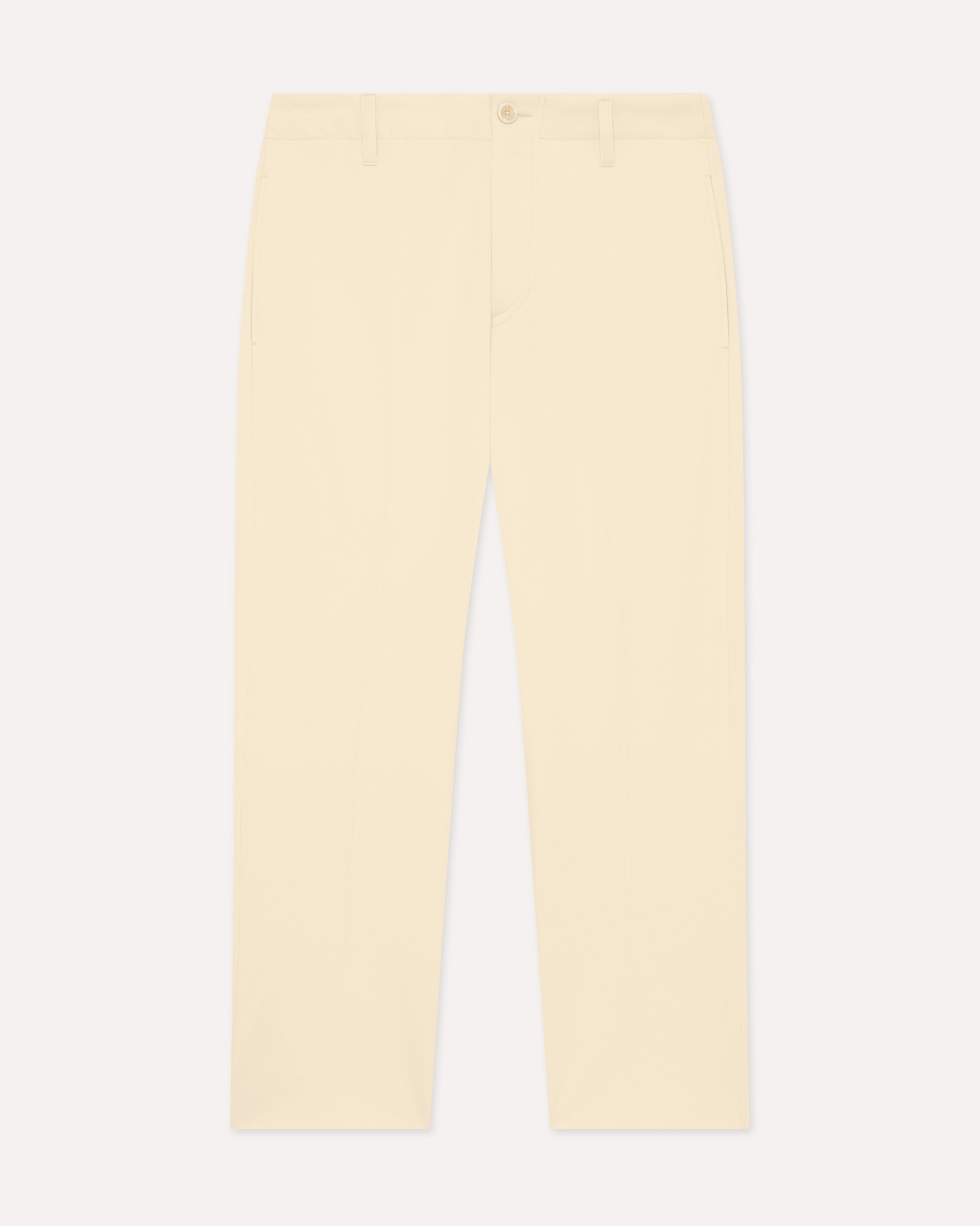 Cream cotton twill trousers CREAM Lardini 1