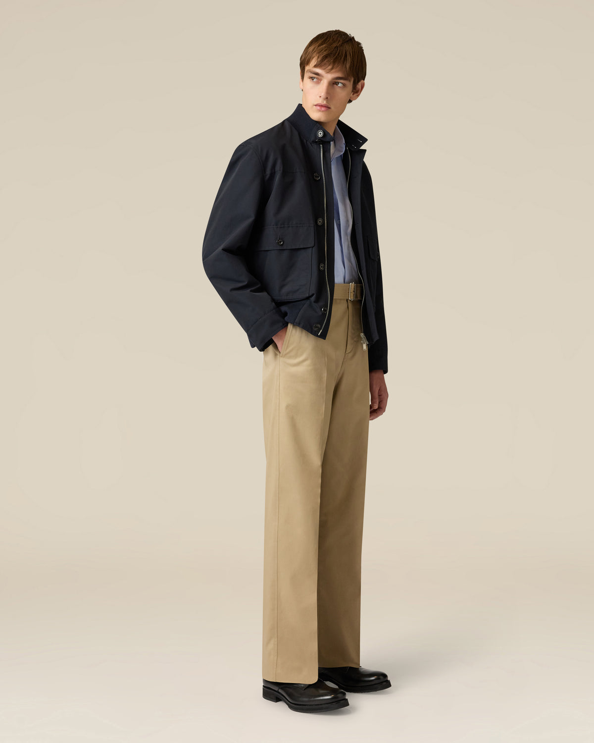 Hemd aus Baumwollpopeline in Hellblau LIGHT BLUE Lardini 2