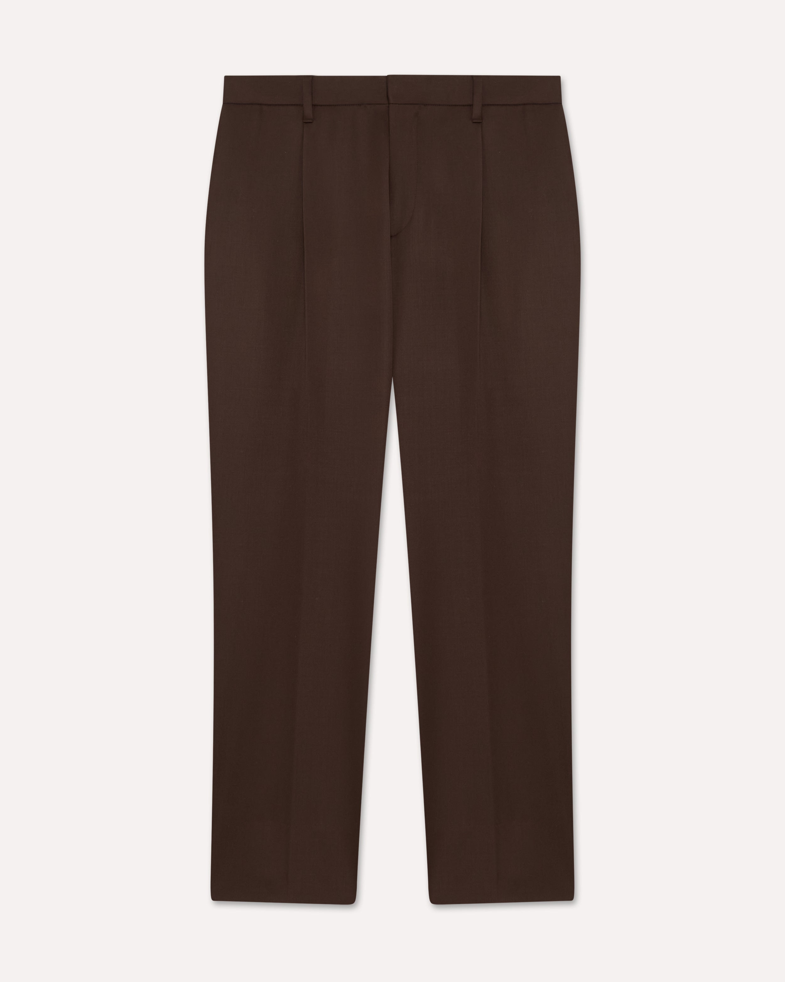 Braune Hose mit Falte GREY Lardini 1