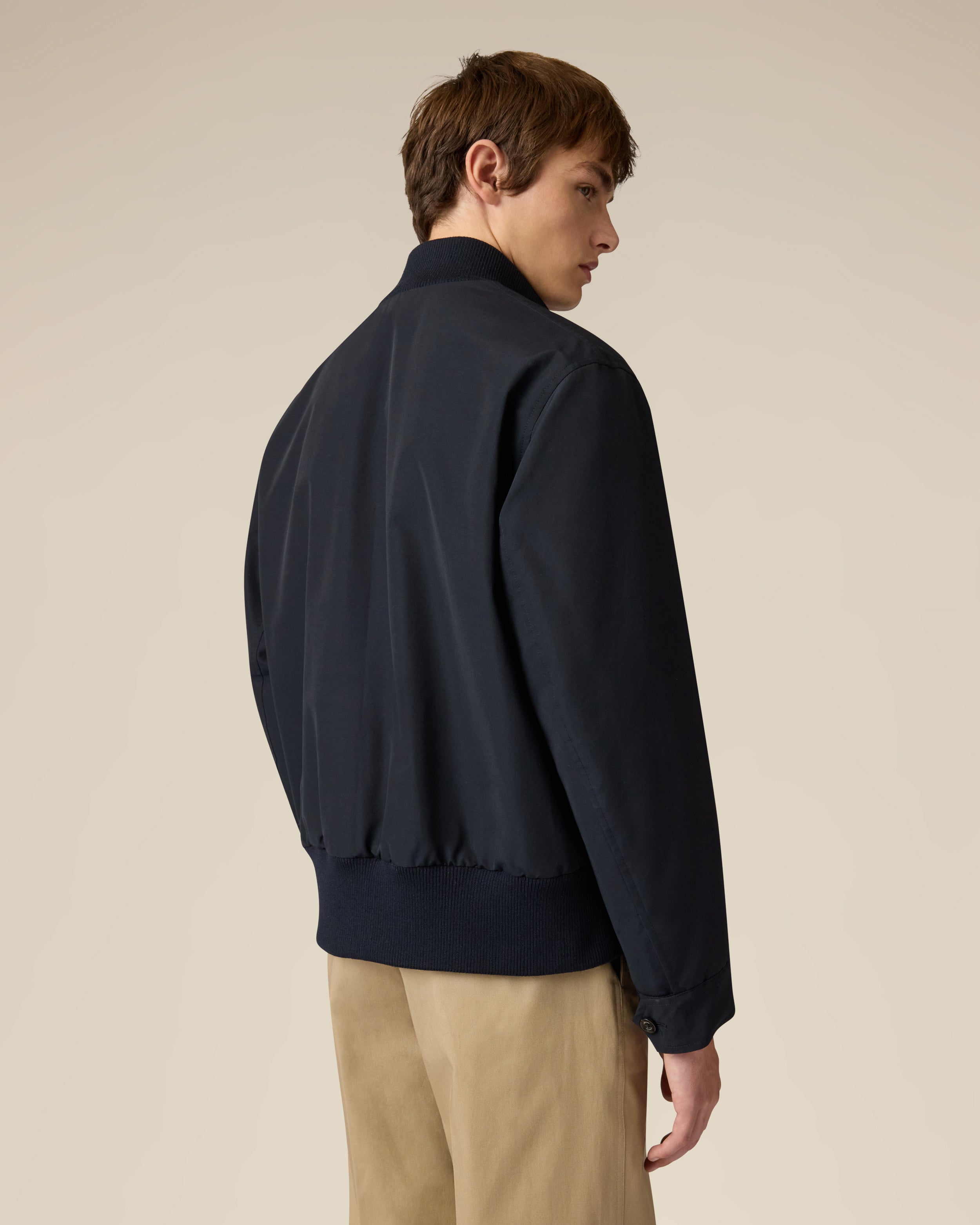 Blue padded nylon jacket BLUE Lardini 5