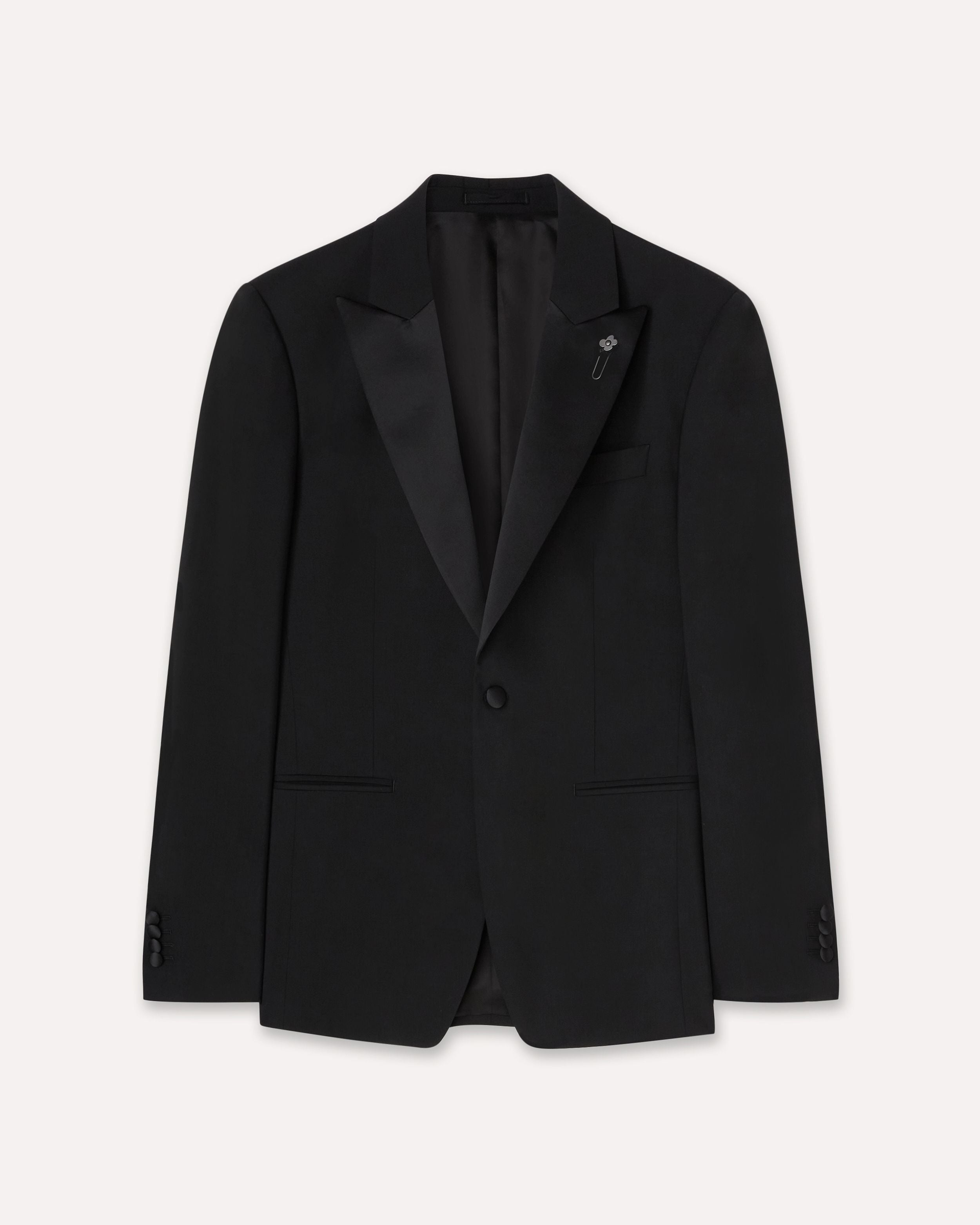 Abito nero in lana stretch BLACK Lardini 1