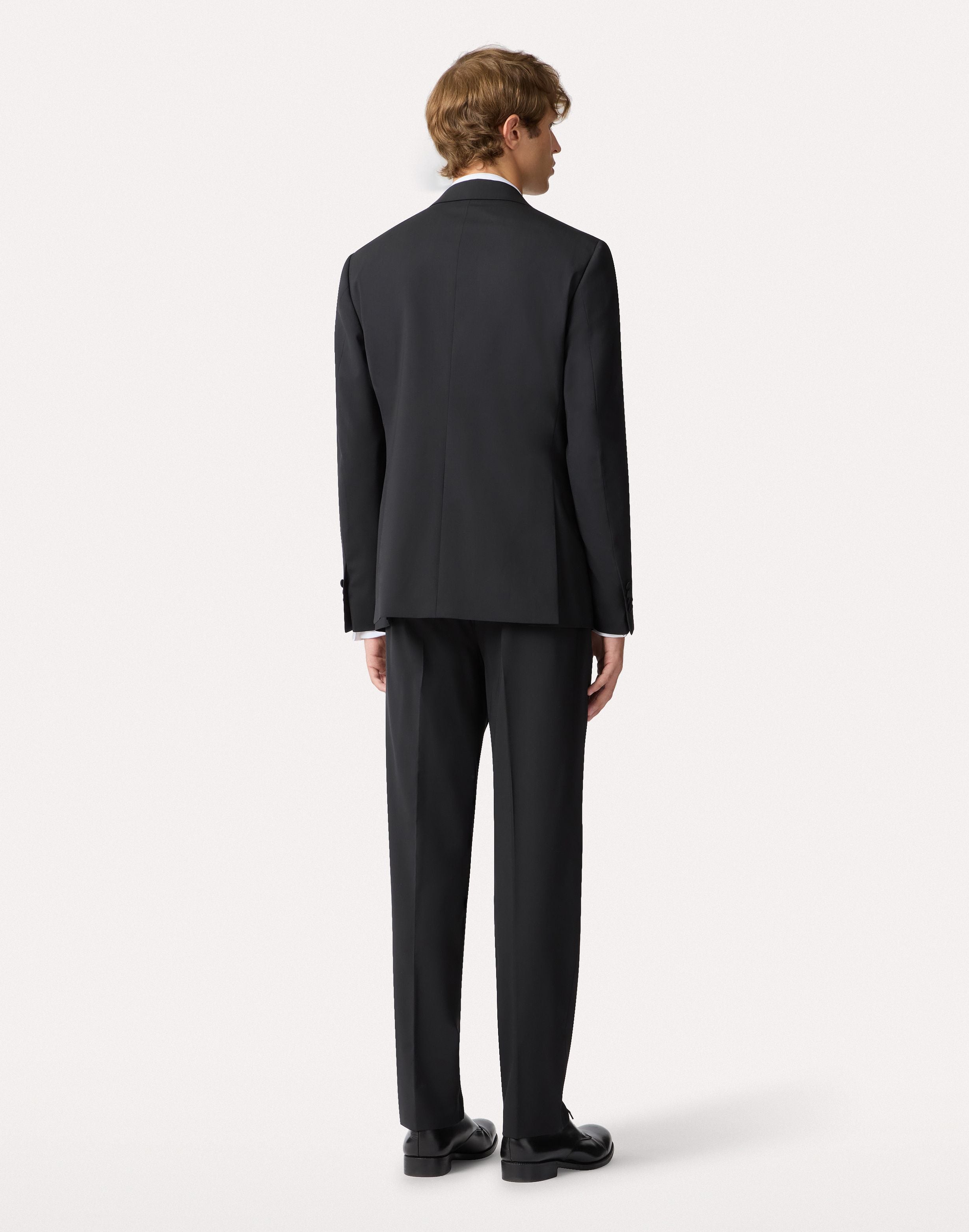 Abito nero in lana stretch BLACK Lardini 5