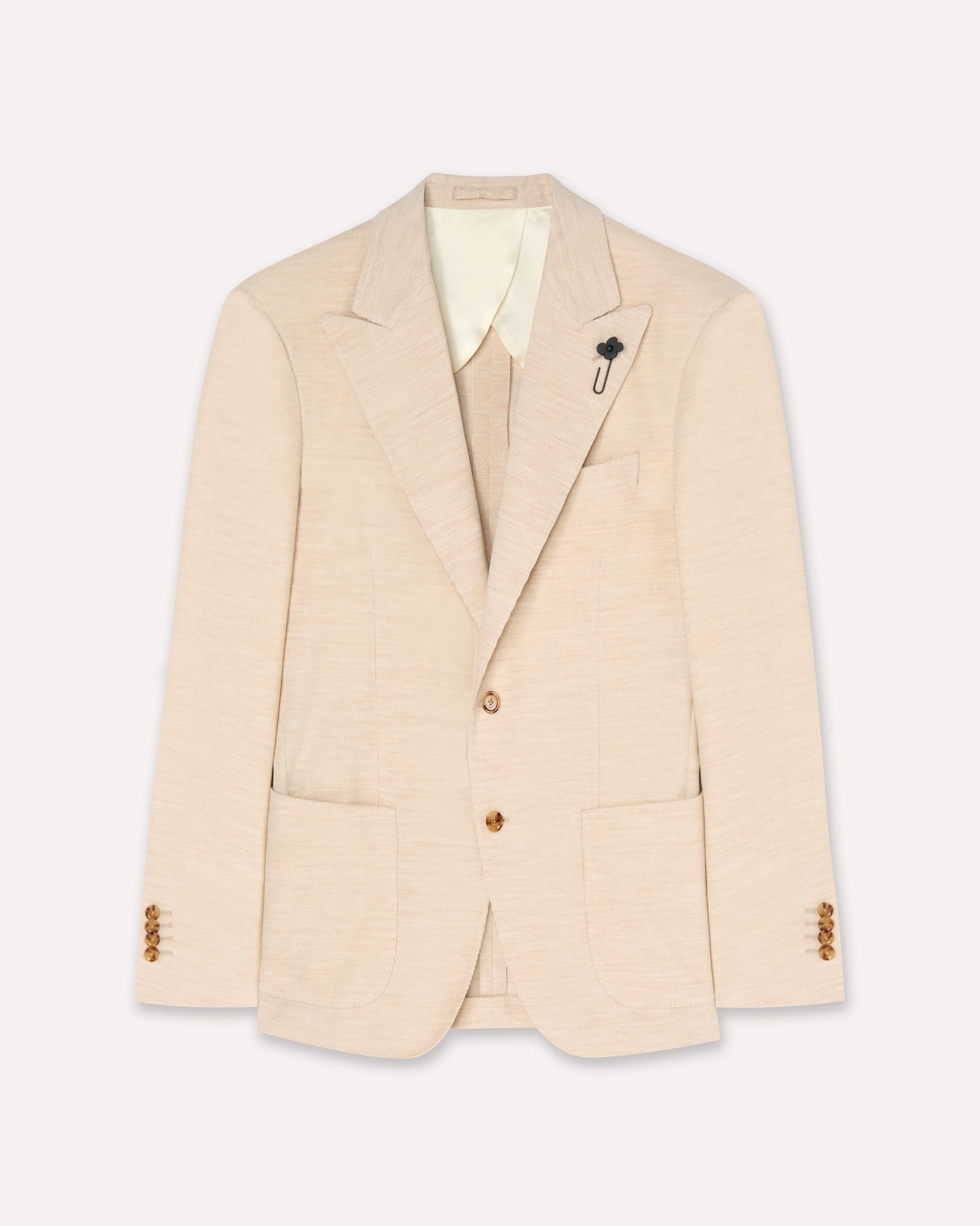 Abito crema in velluto 900 righe CREAM Lardini 1