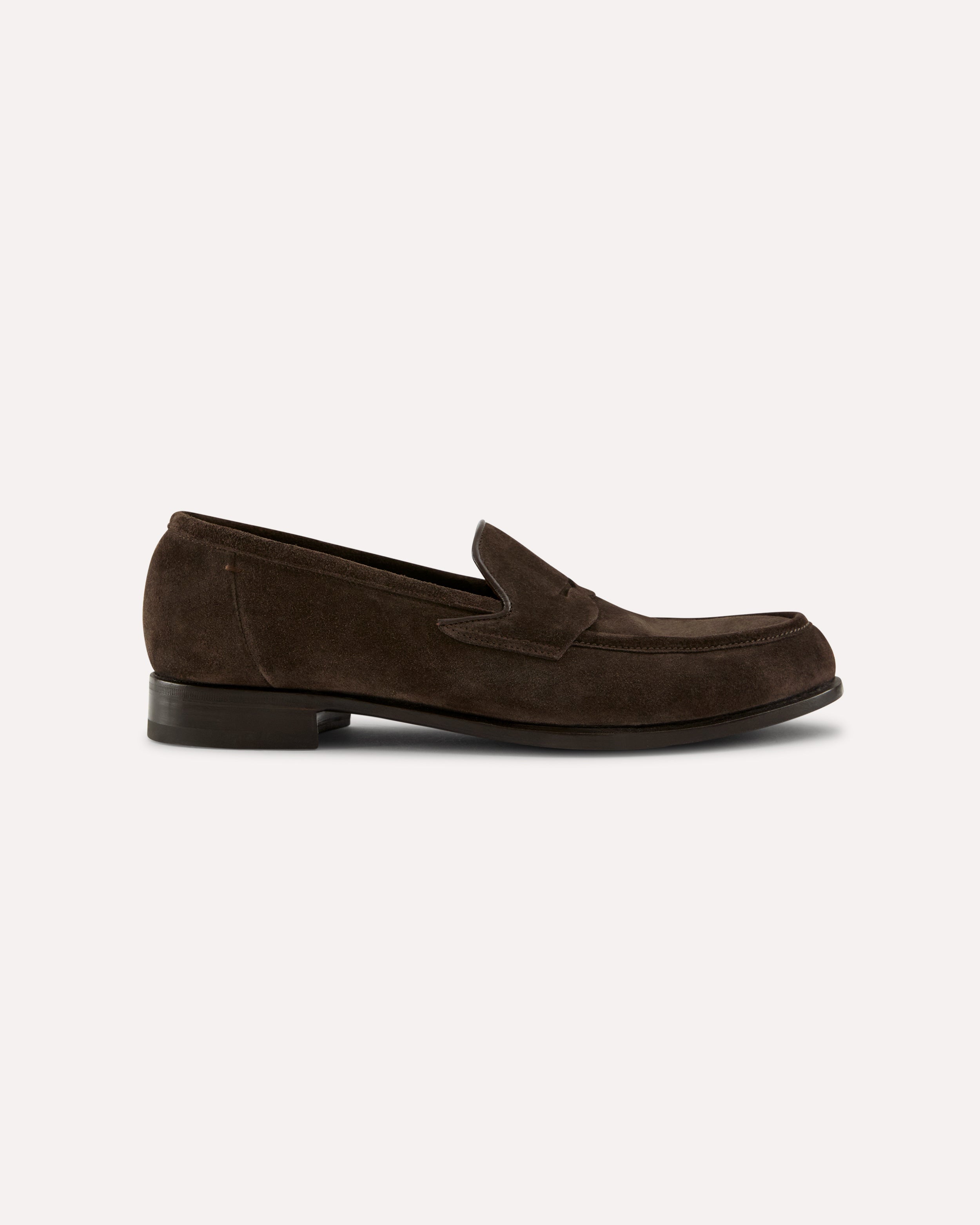 Brown calfskin leather loafers BROWN Lardini 1