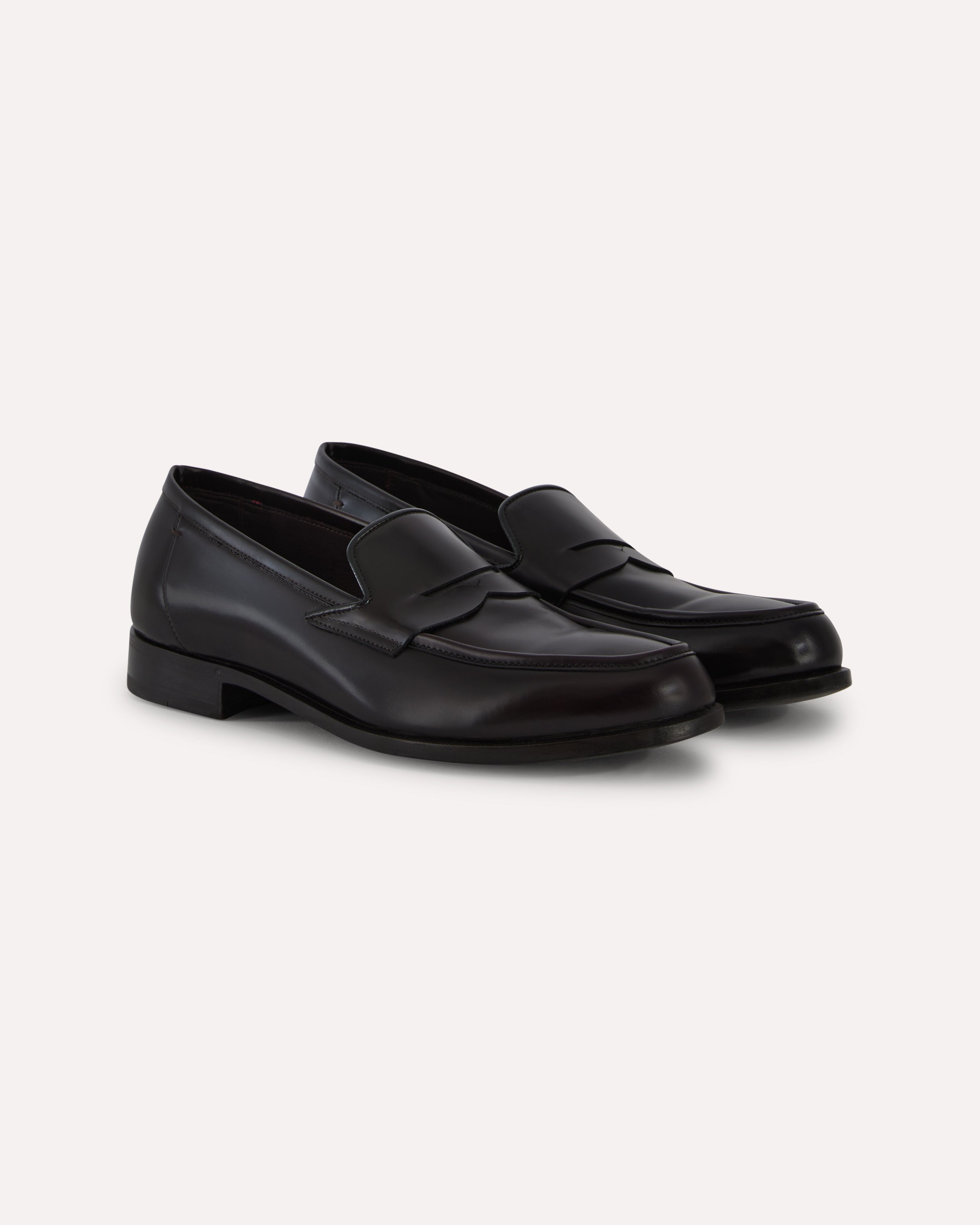 Bordeaux bull leather loafers BURGUNDY Lardini 3