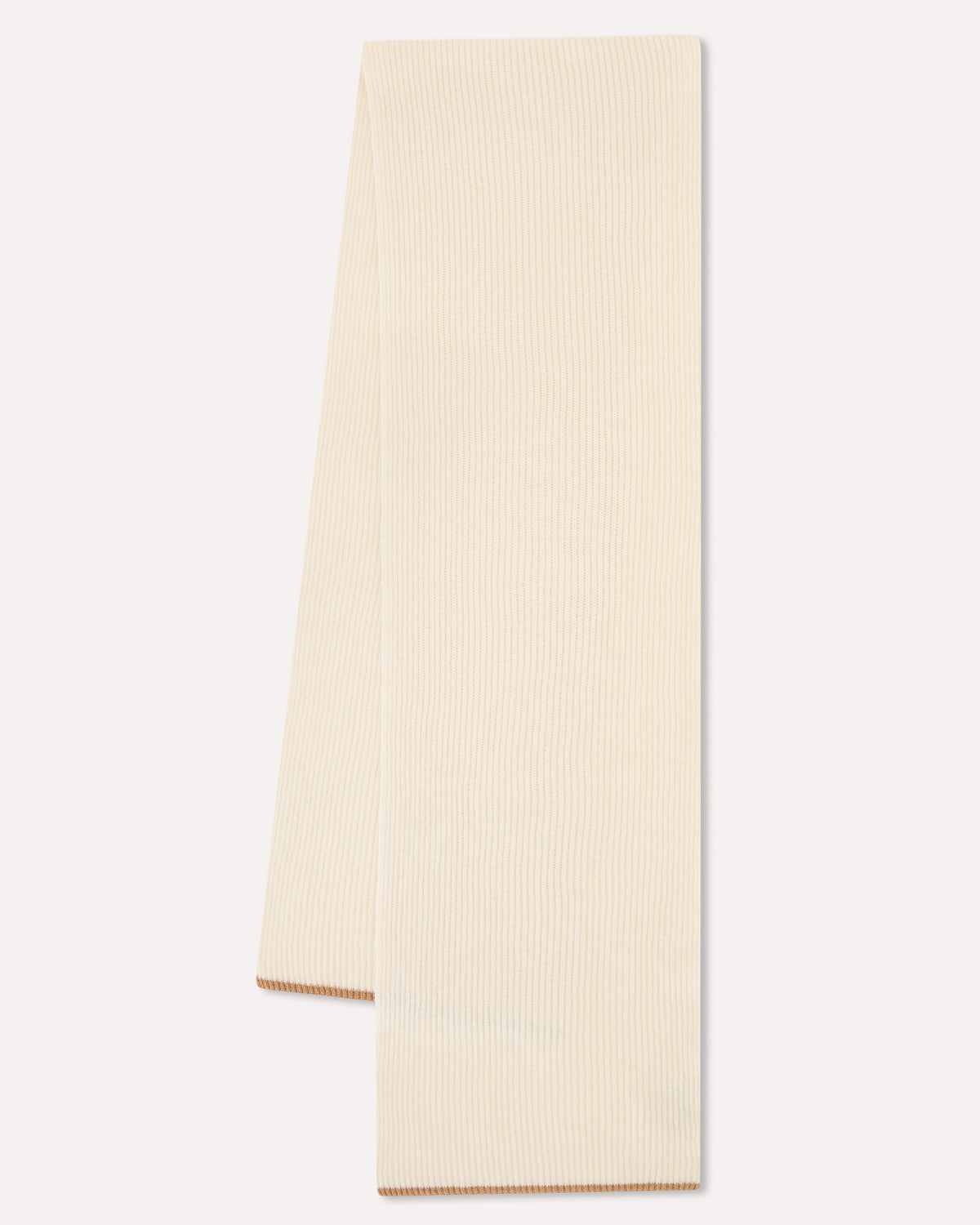 Mütze und Schal aus Wolle und Kaschmir in Creme und Beige CREAM Lardini 1