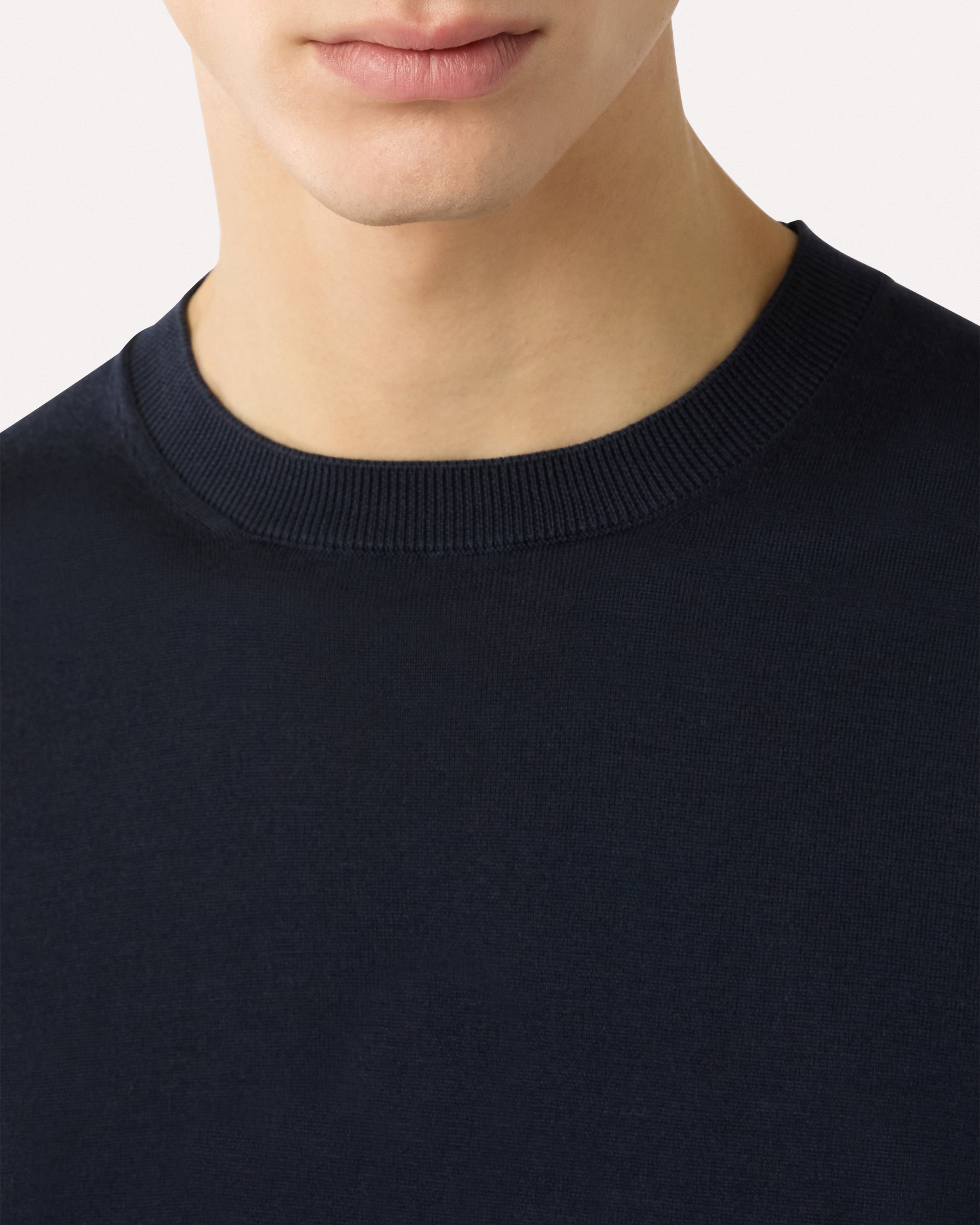 Blue cotton knitted T-shirt BLUE Lardini 3
