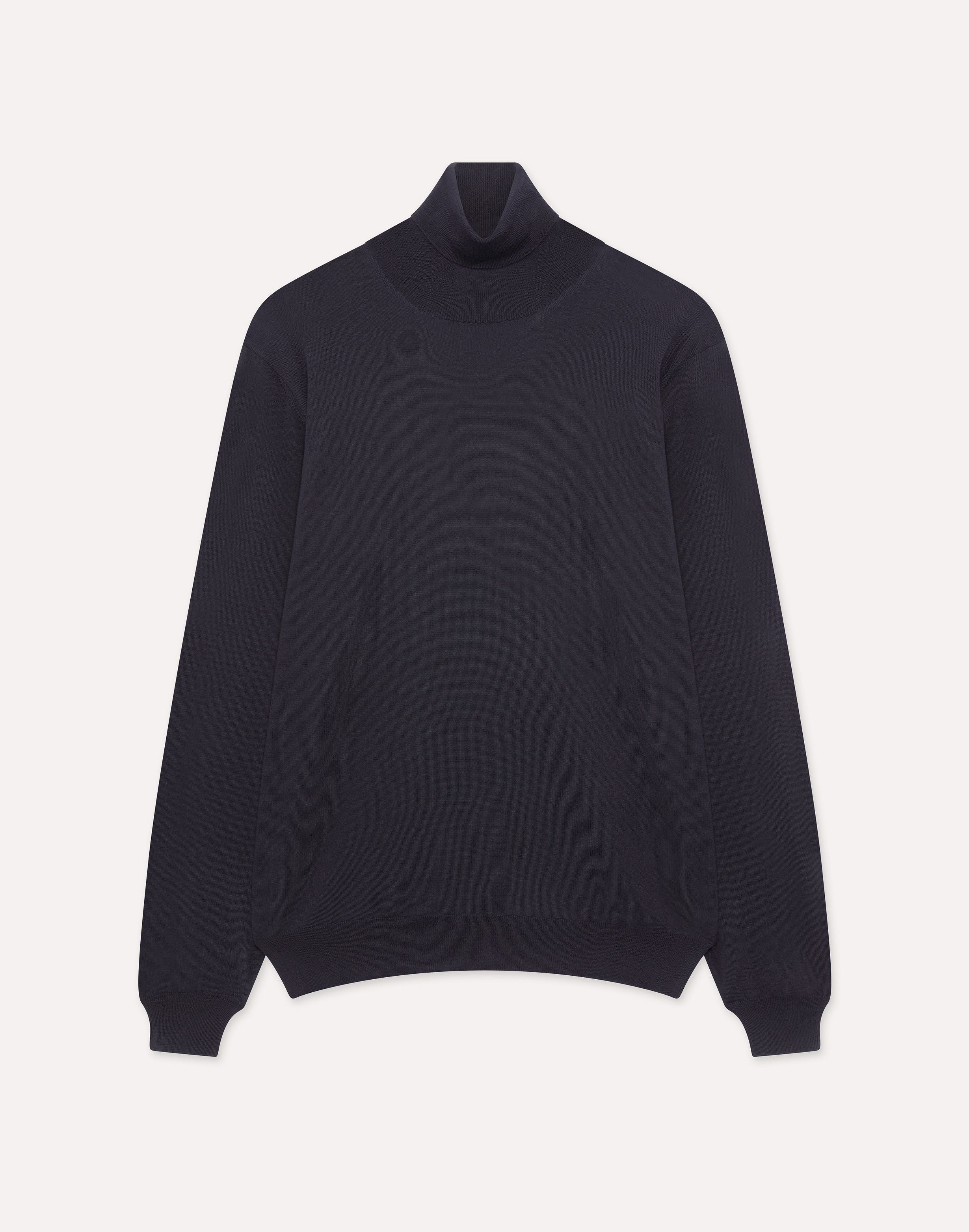 Dolcevita blu a manica lunga BLUE Lardini 1