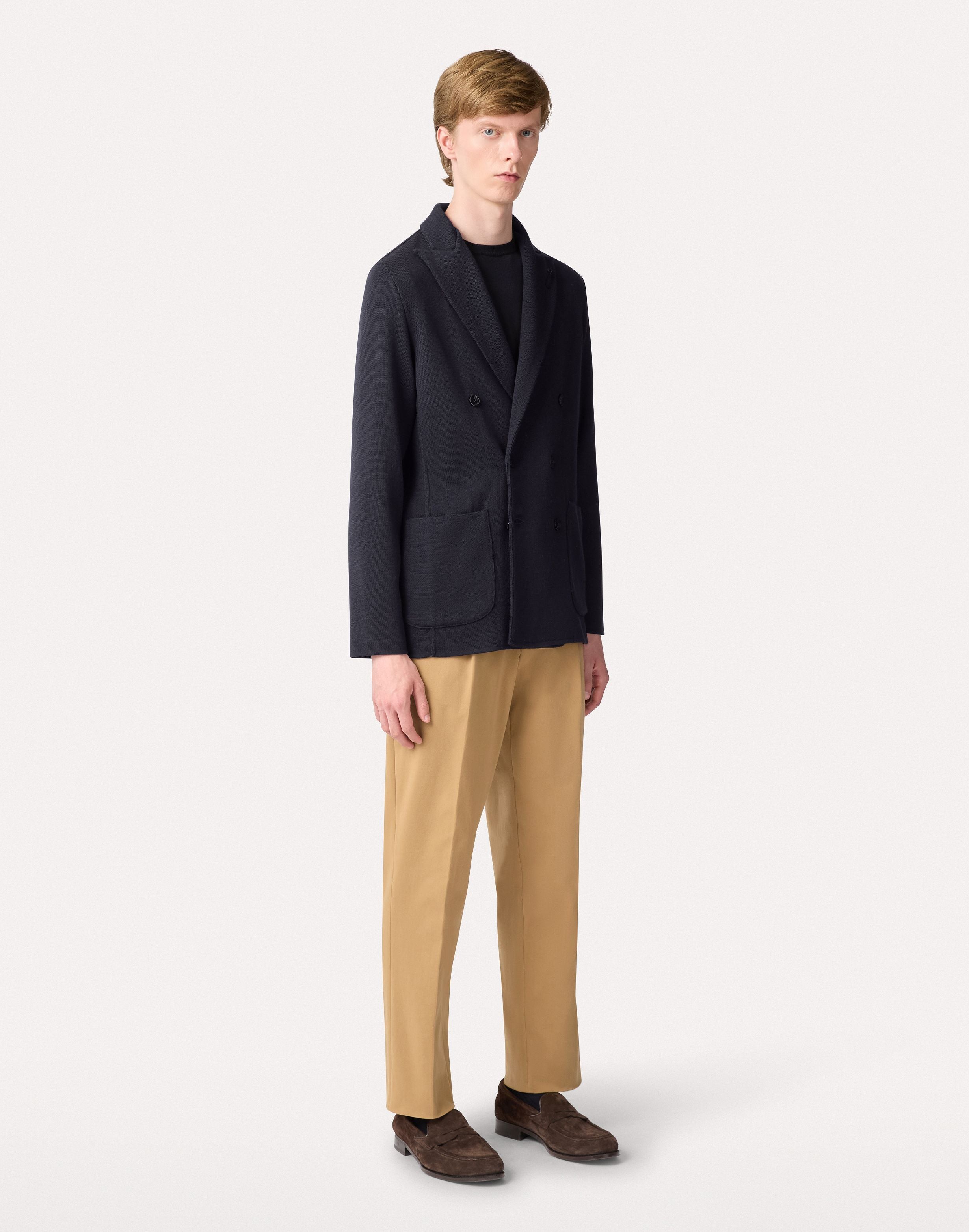 Girocollo blu a manica lunga BLUE Lardini 2