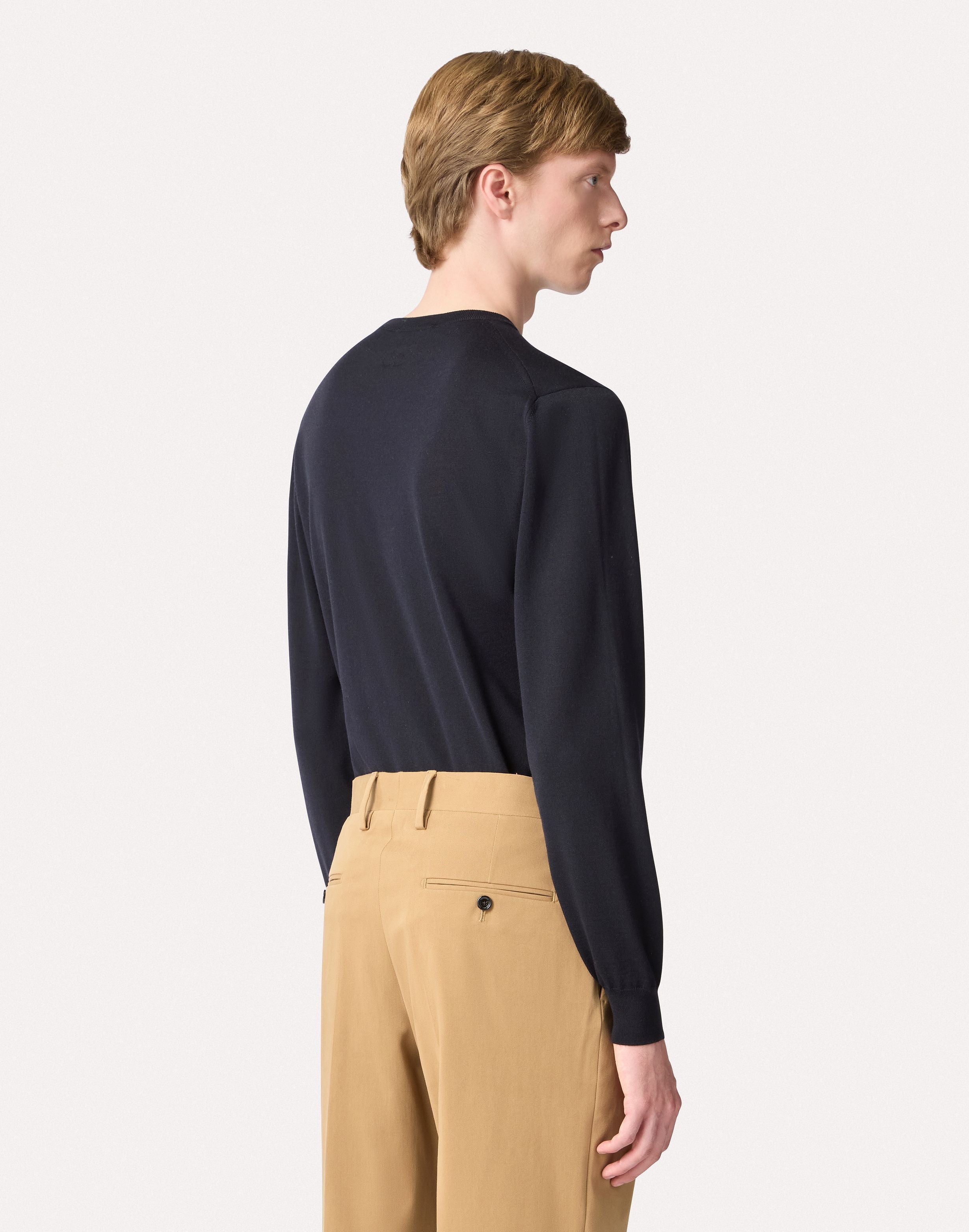 Girocollo blu a manica lunga BLUE Lardini 5