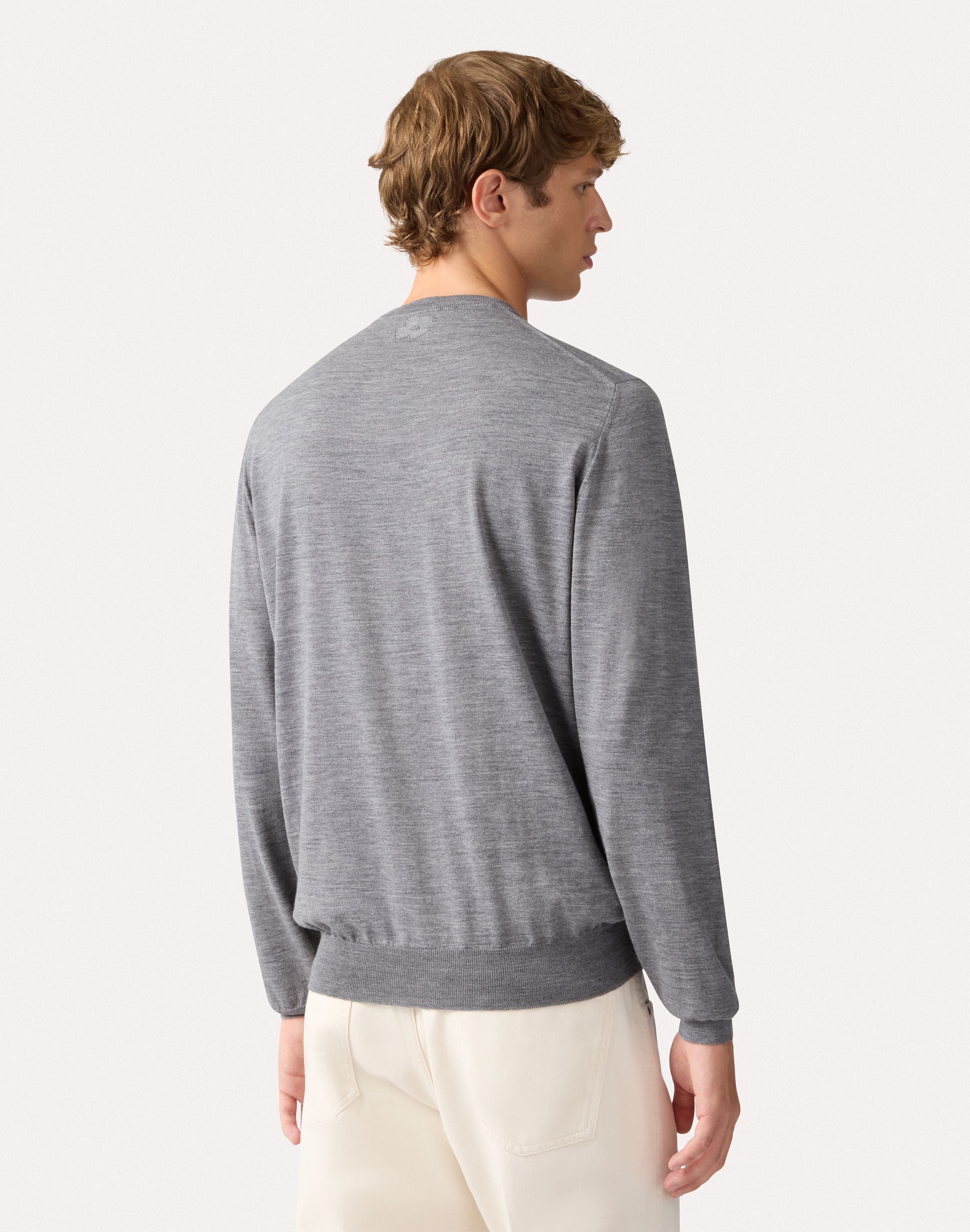 Girocollo grigio a manica lunga GREY Lardini 5