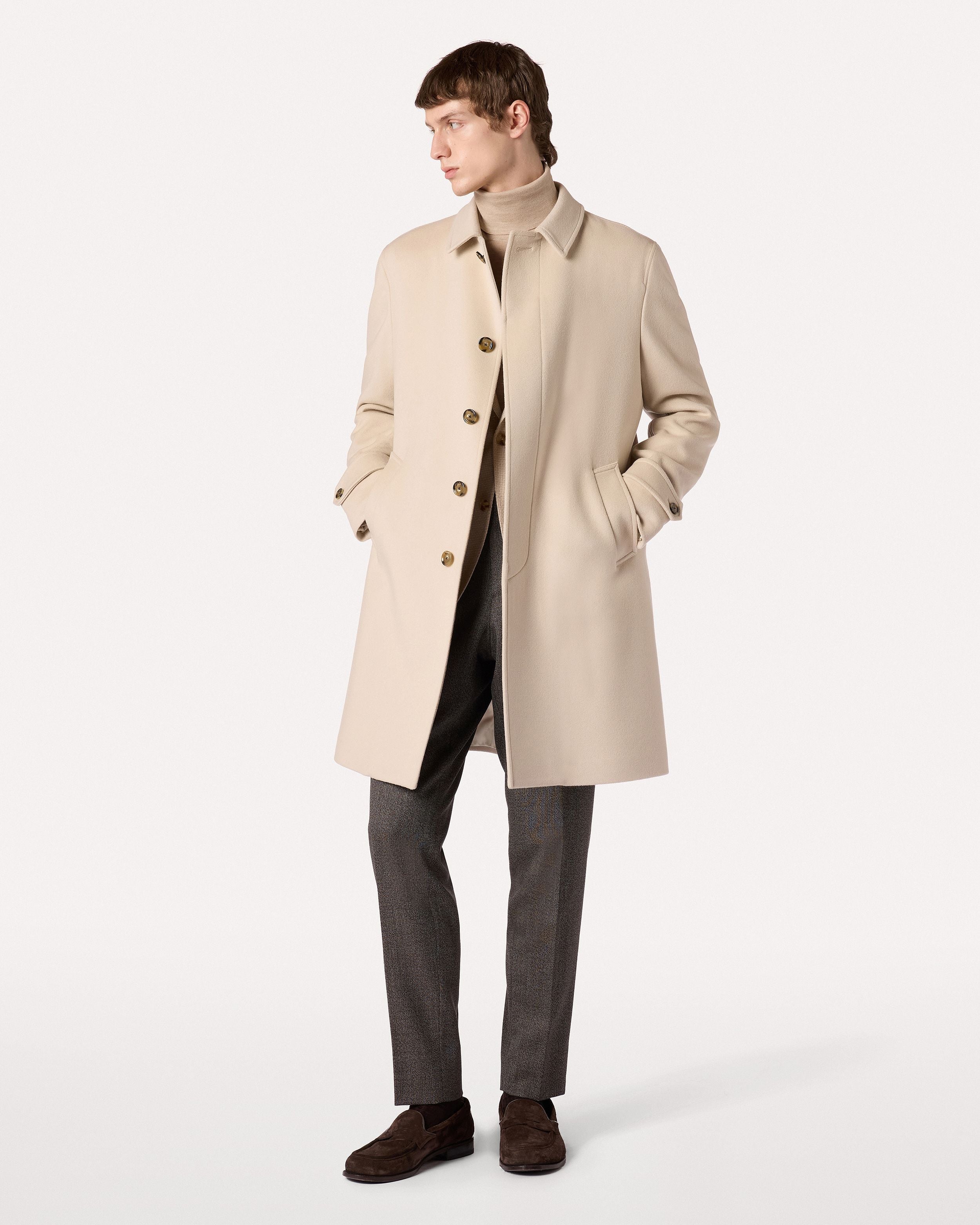 Dolcevita sabbia in lana merino superfine beige BEIGE Lardini 2
