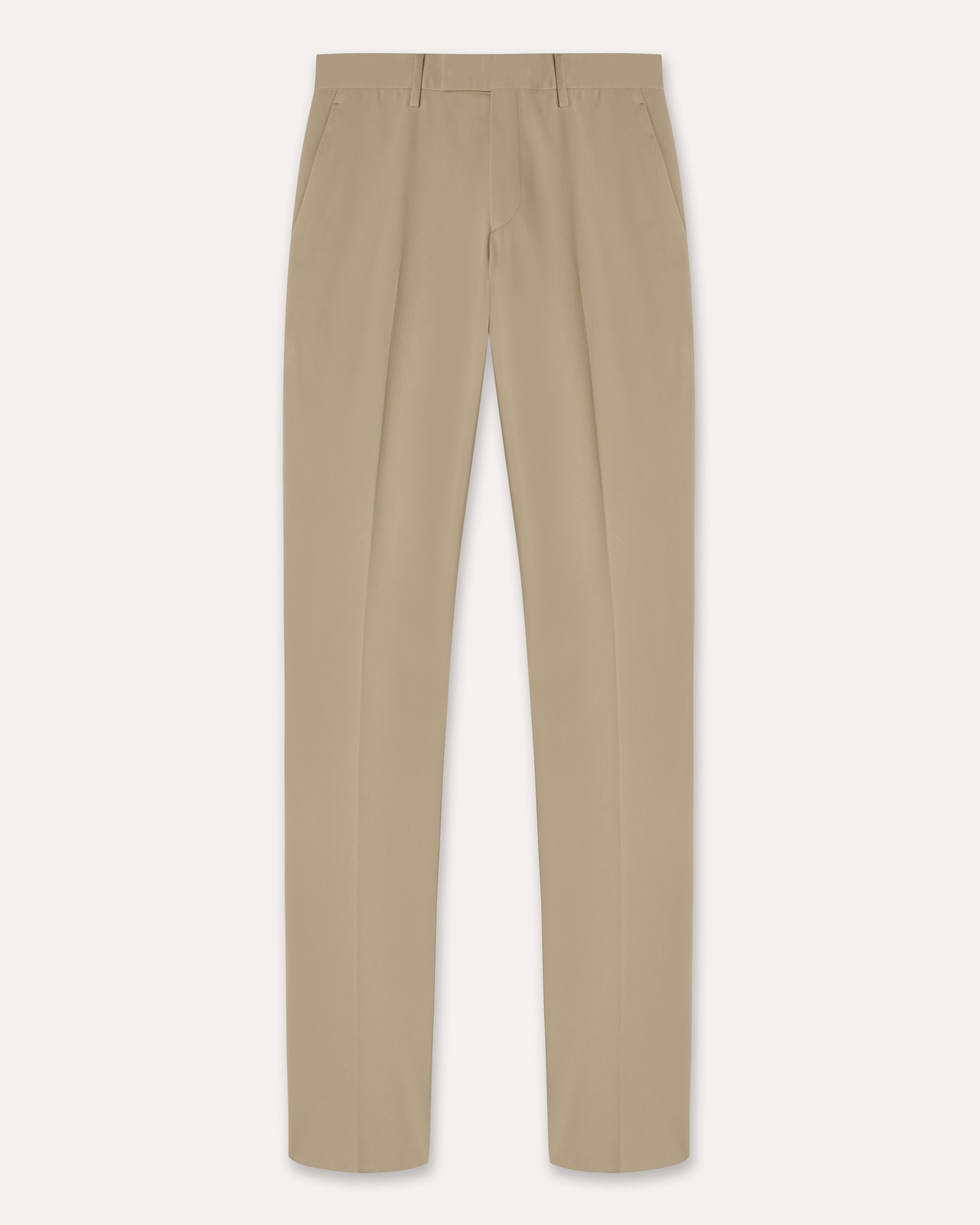 Pantalone beige in cotone twill bi-stretch BEIGE Lardini