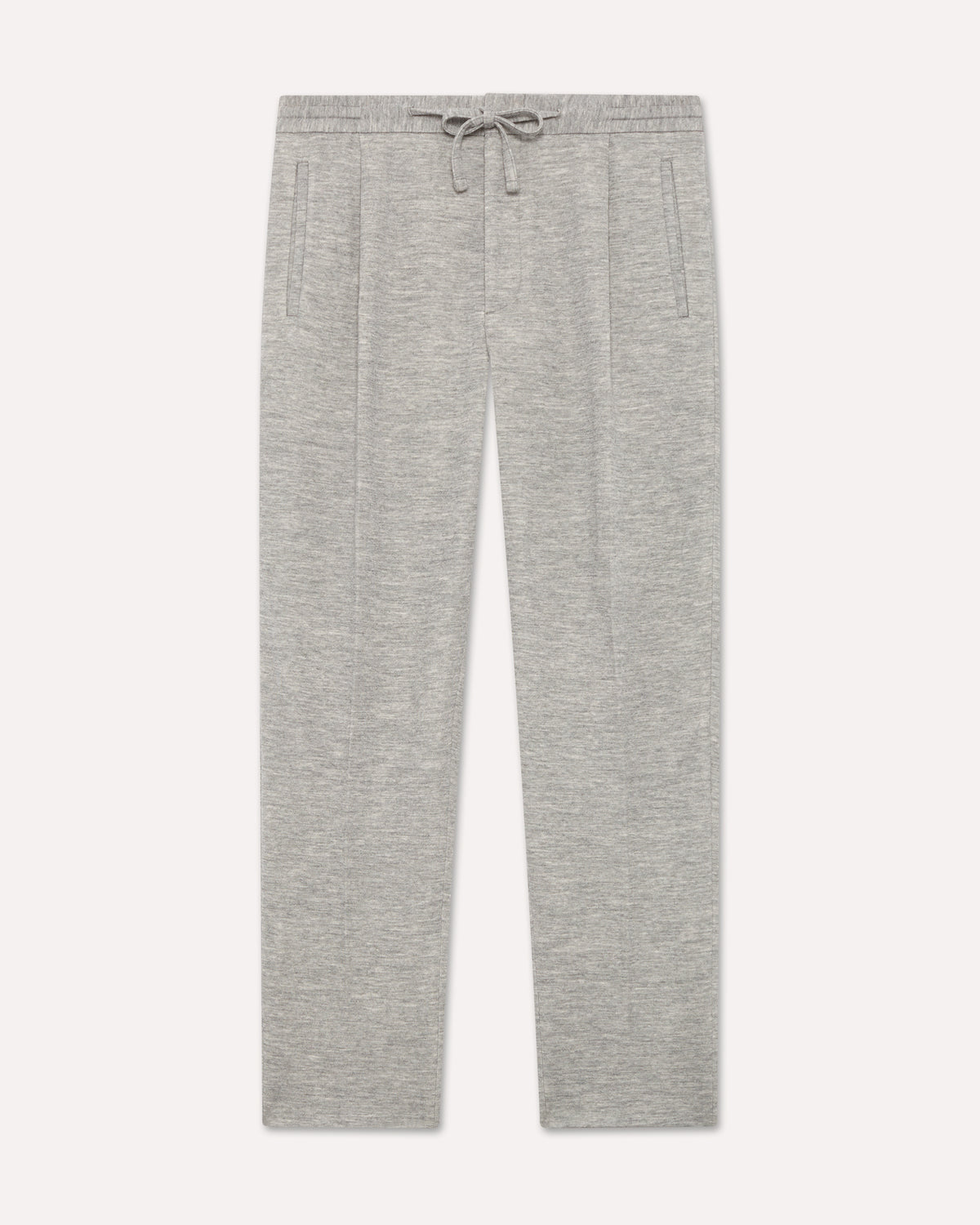 Pantalone in jersey di lana e cotone grigio GREY Lardini 1