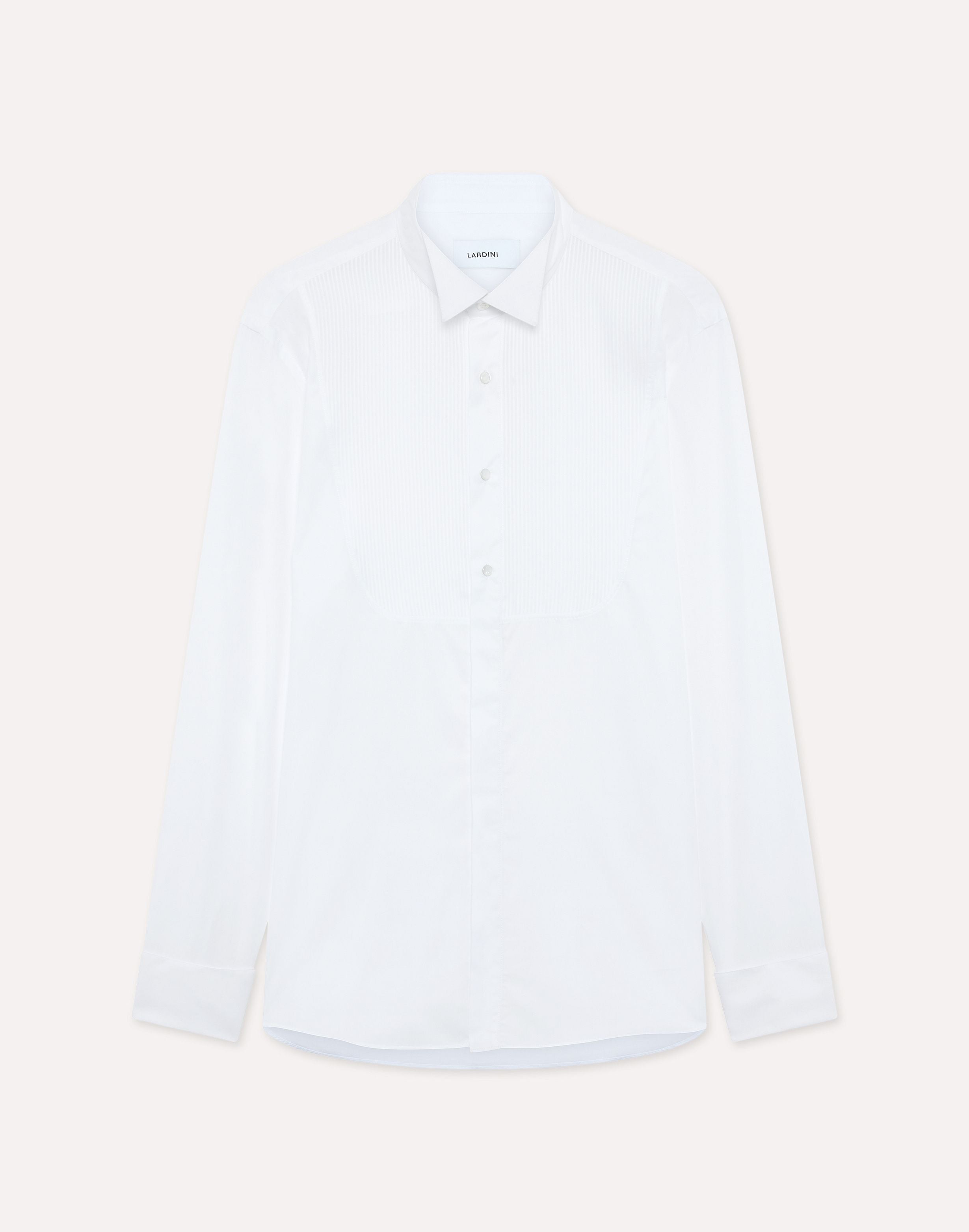 Camicia bianca con collo diplomatico WHITE Lardini 1