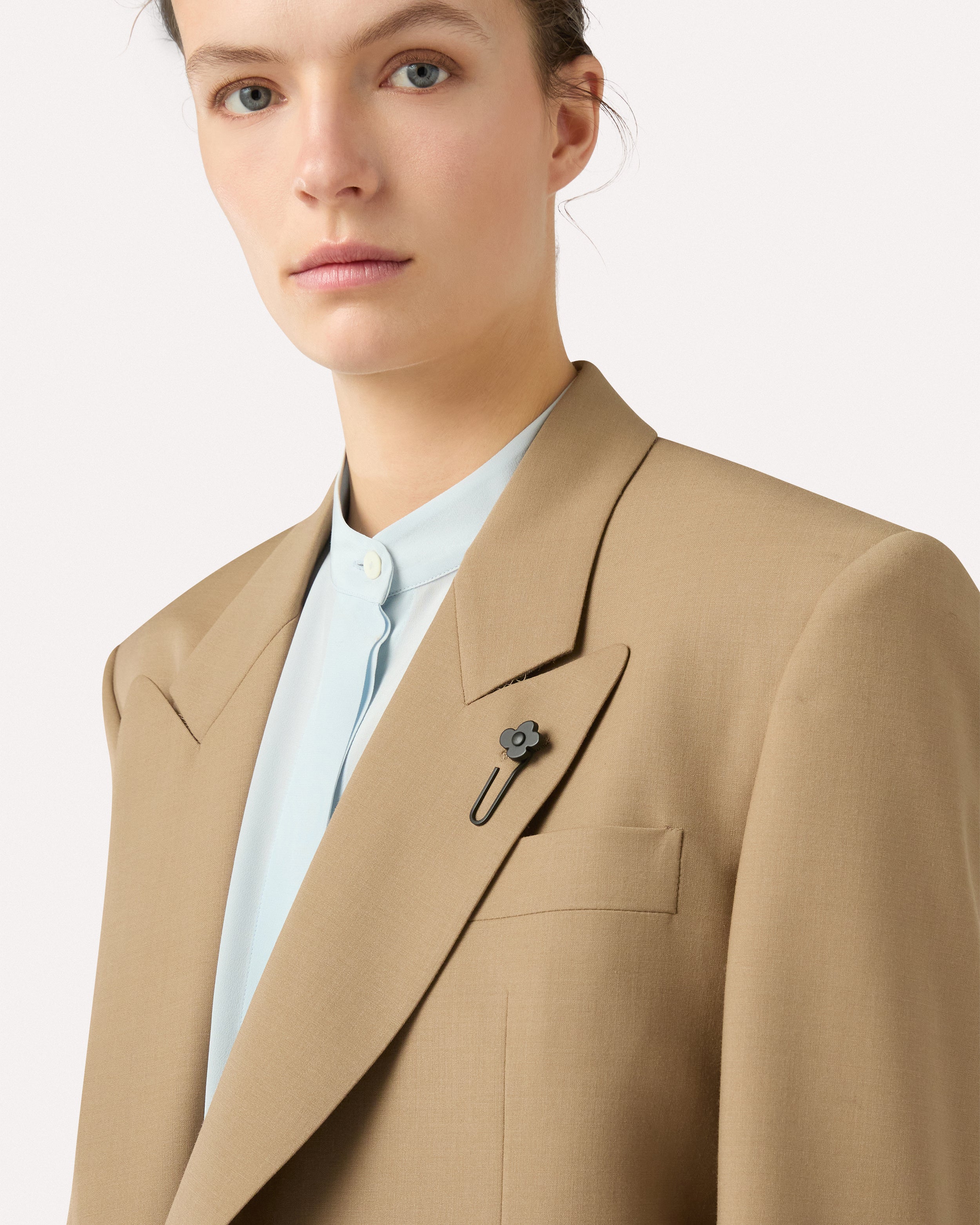 Blazer croisé beige BEIGE Lardini 3