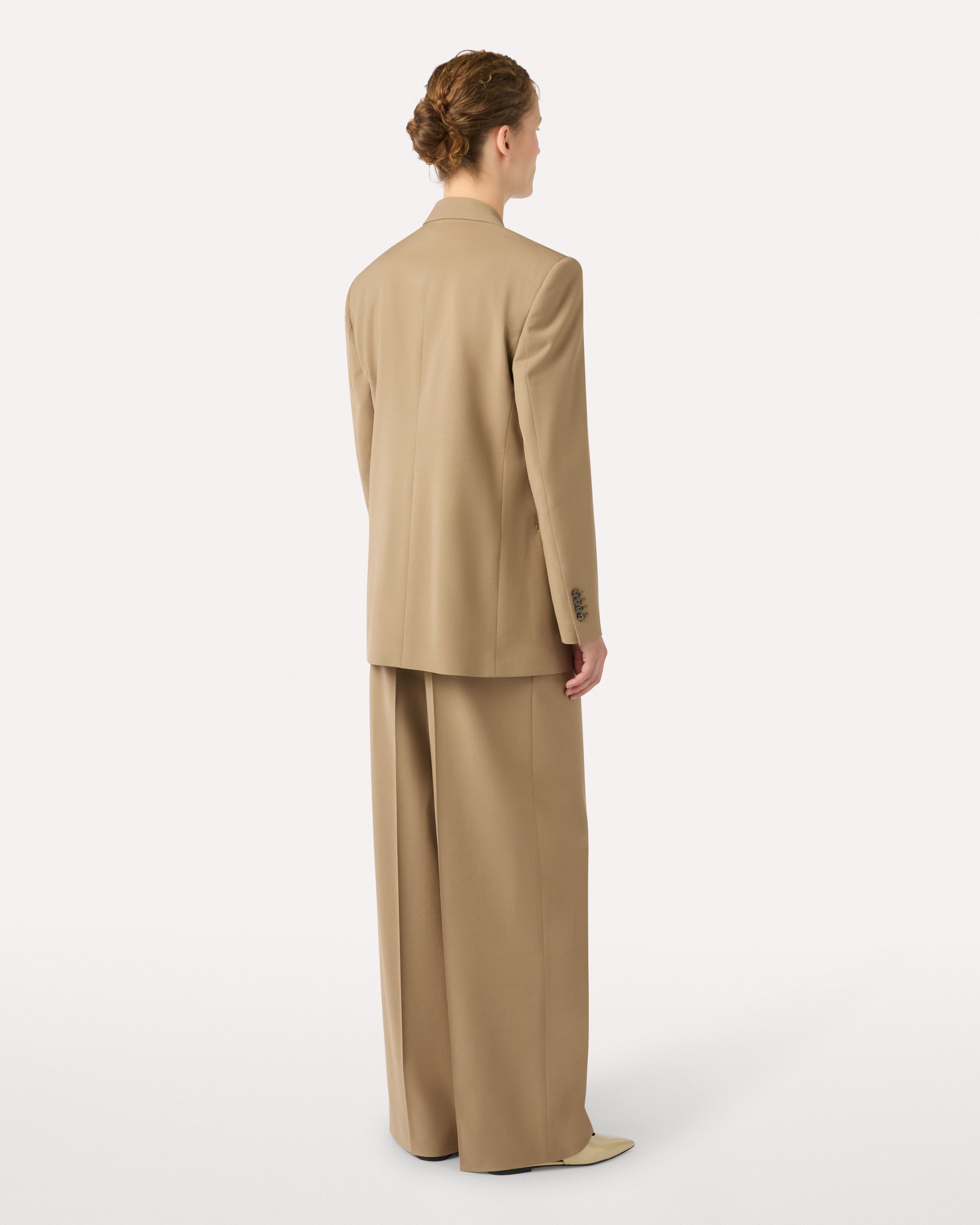 Blazer croisé beige BEIGE Lardini 5