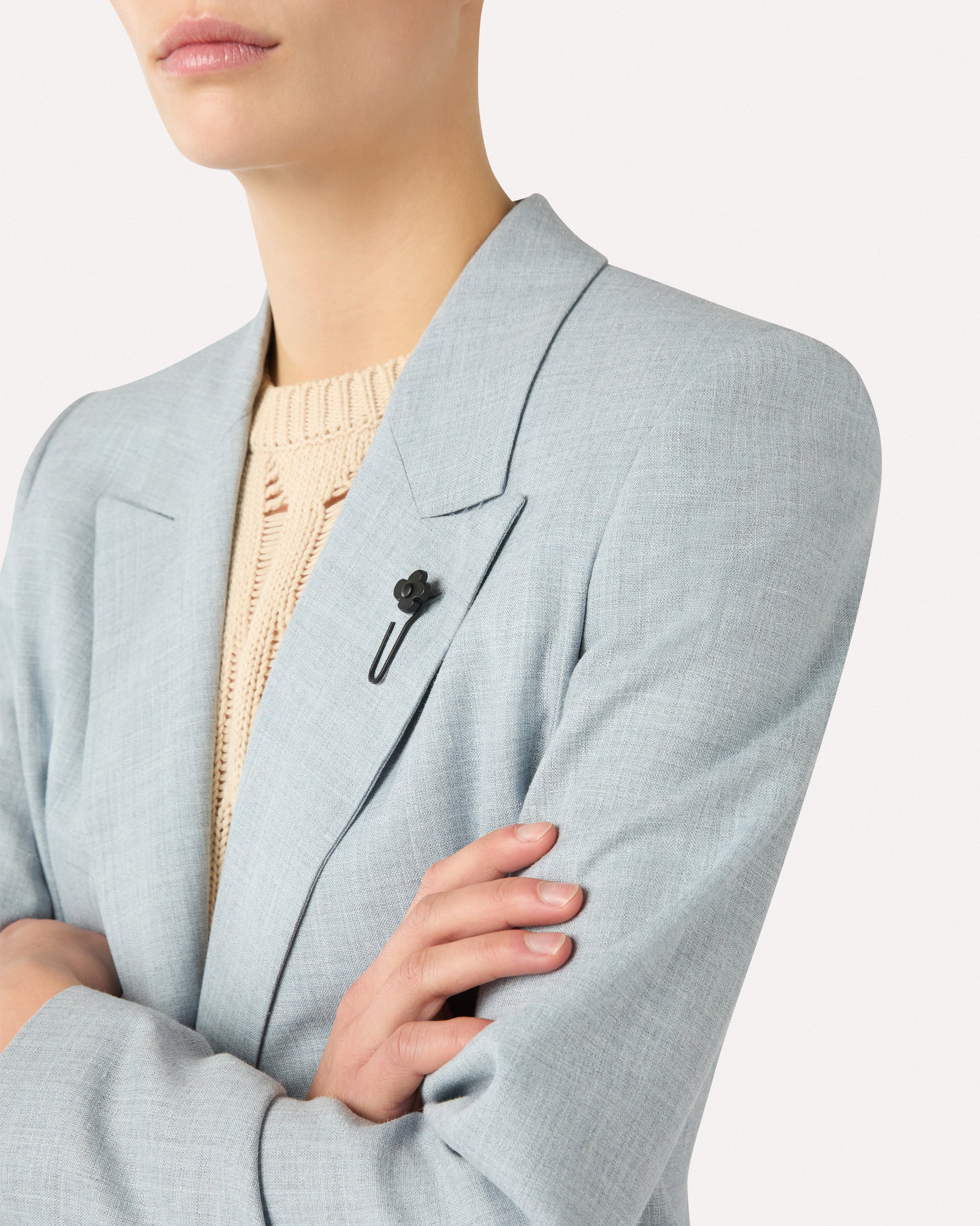 Light blue double-breasted blazer LIGHT BLUE Lardini 3