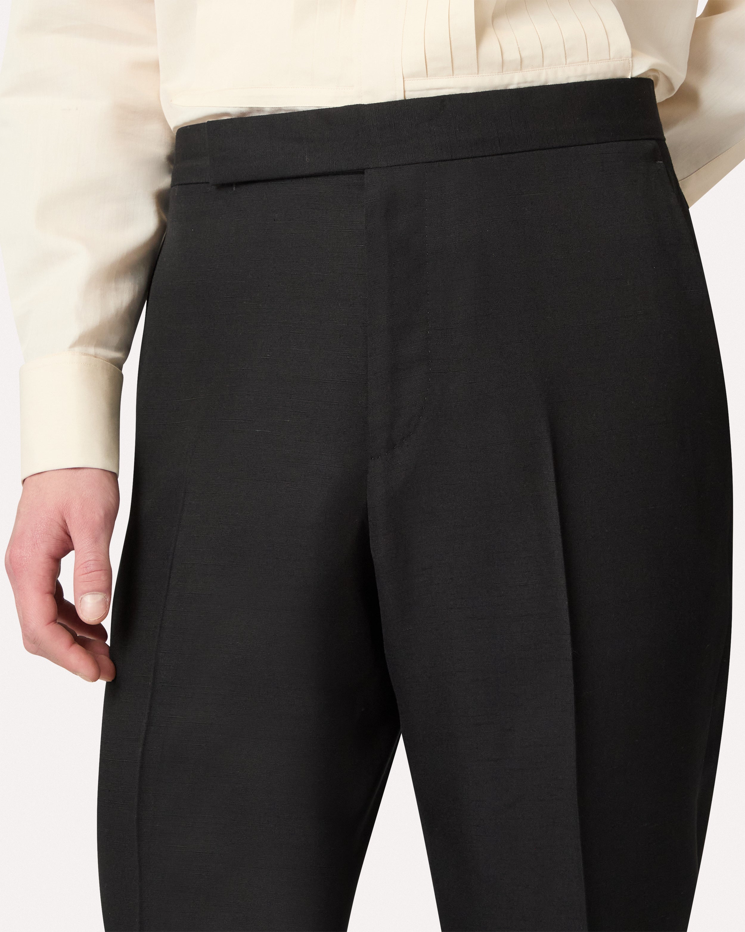 Black double-breasted suit BLACK Lardini 3