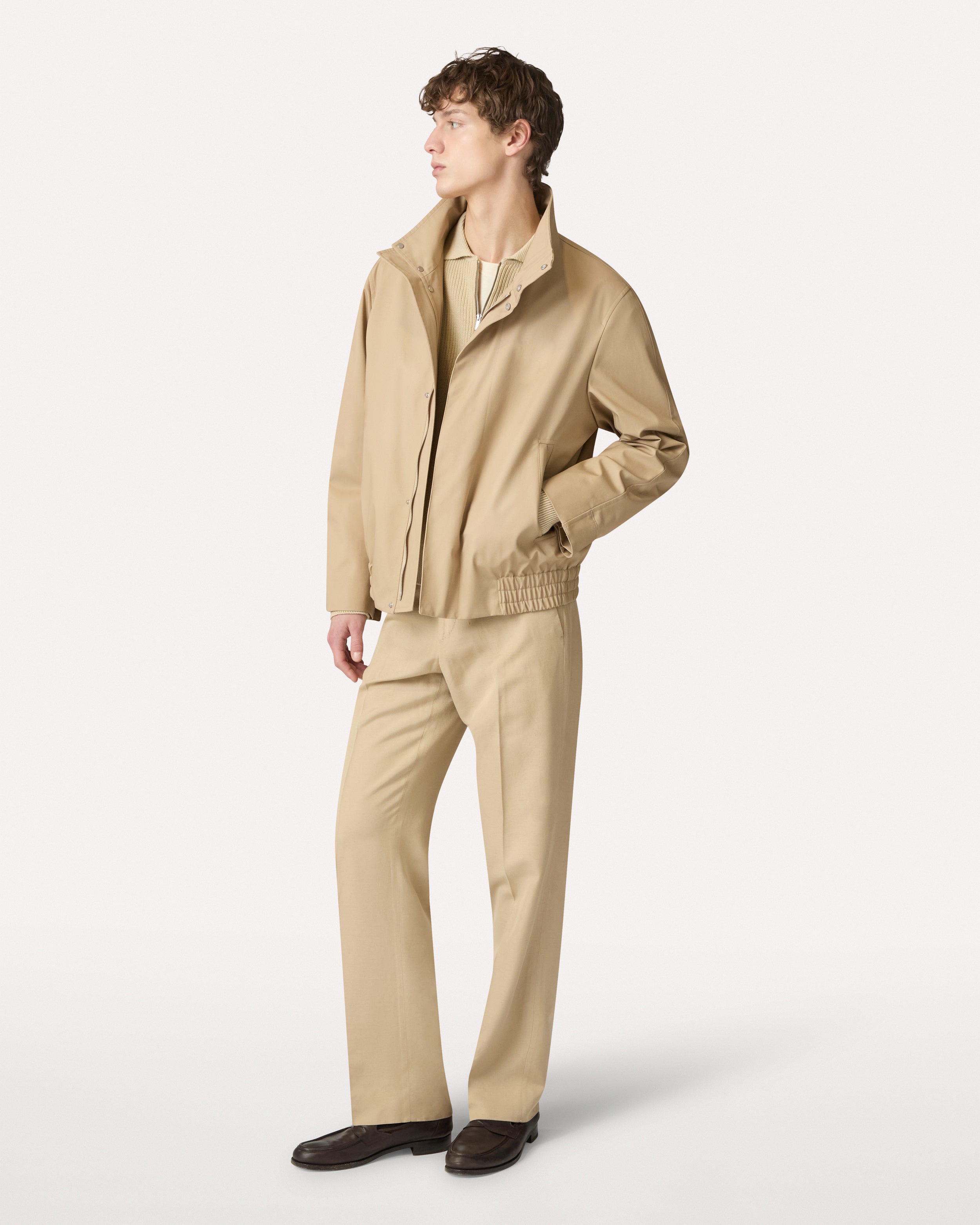 Beige drill jacket BEIGE Lardini 2