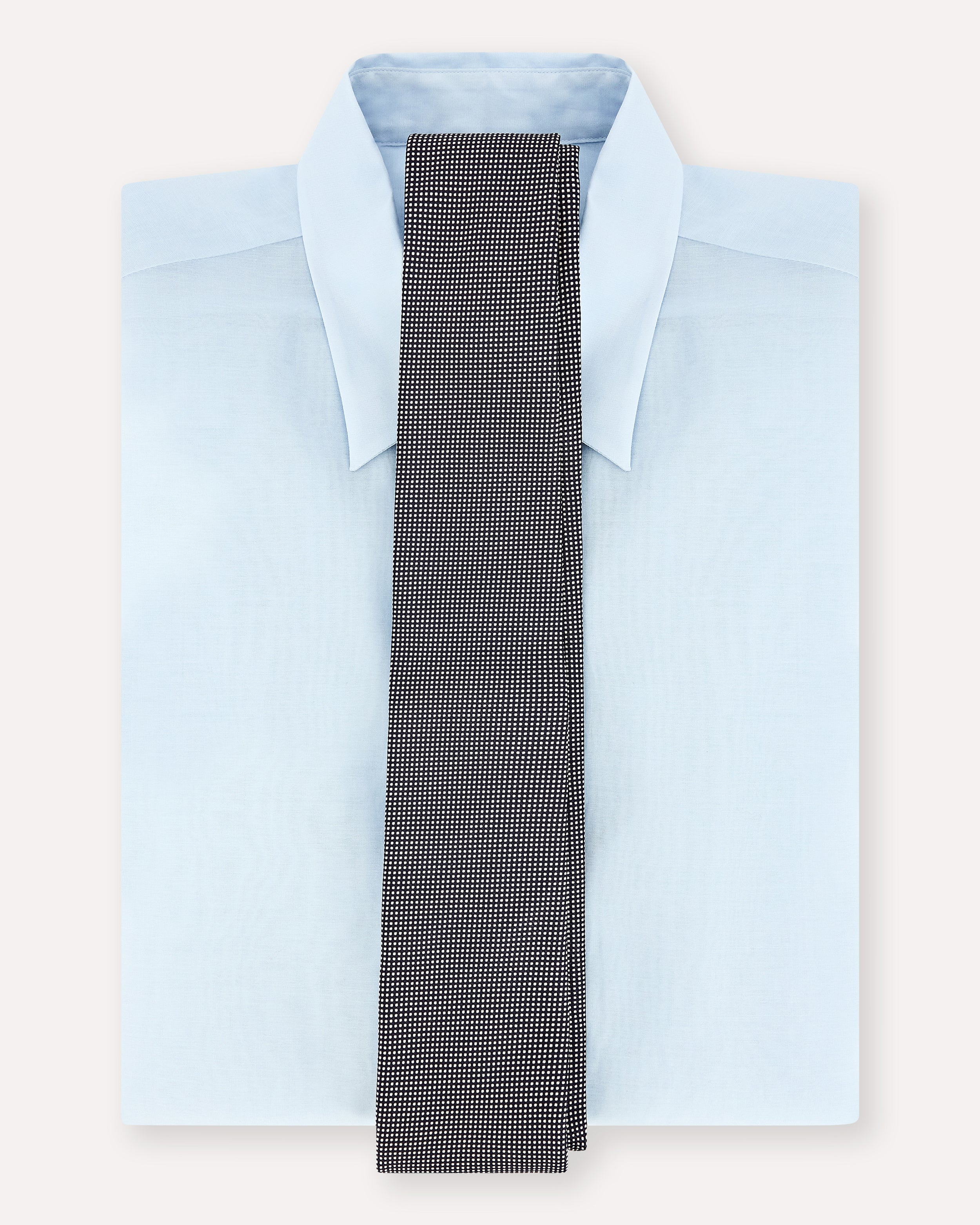 Cravatta in seta BLUE/WHITE Lardini 3