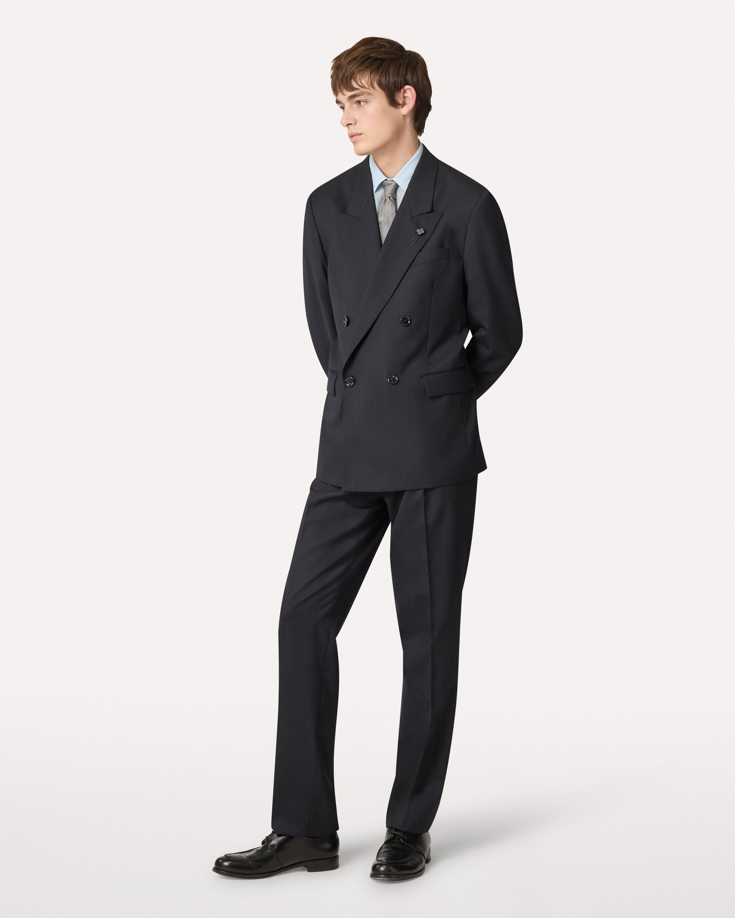 Light blue cotton–silk shirt SKY BLUE Lardini 2