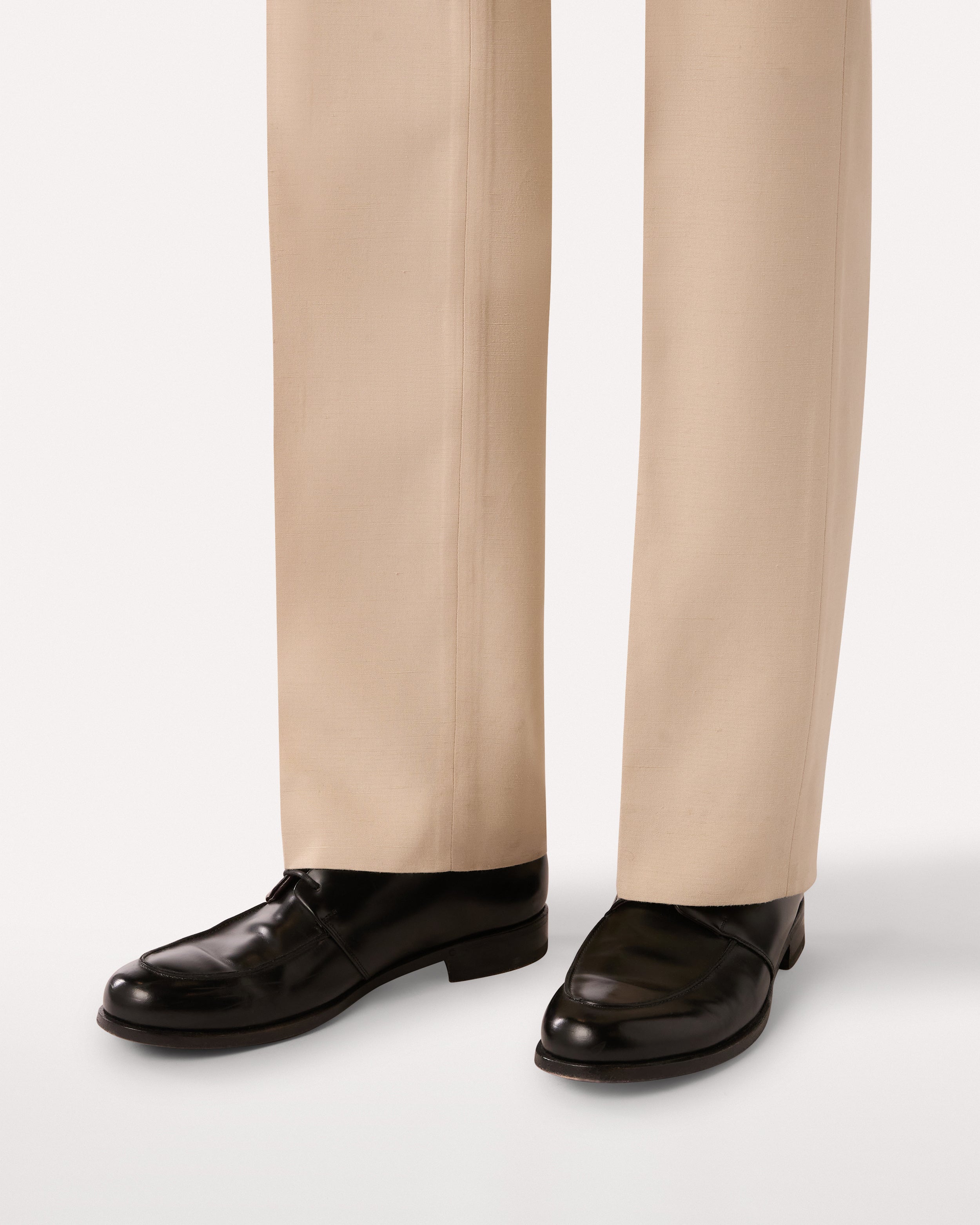 Derby noir en cuir de taureau BLACK Lardini 4