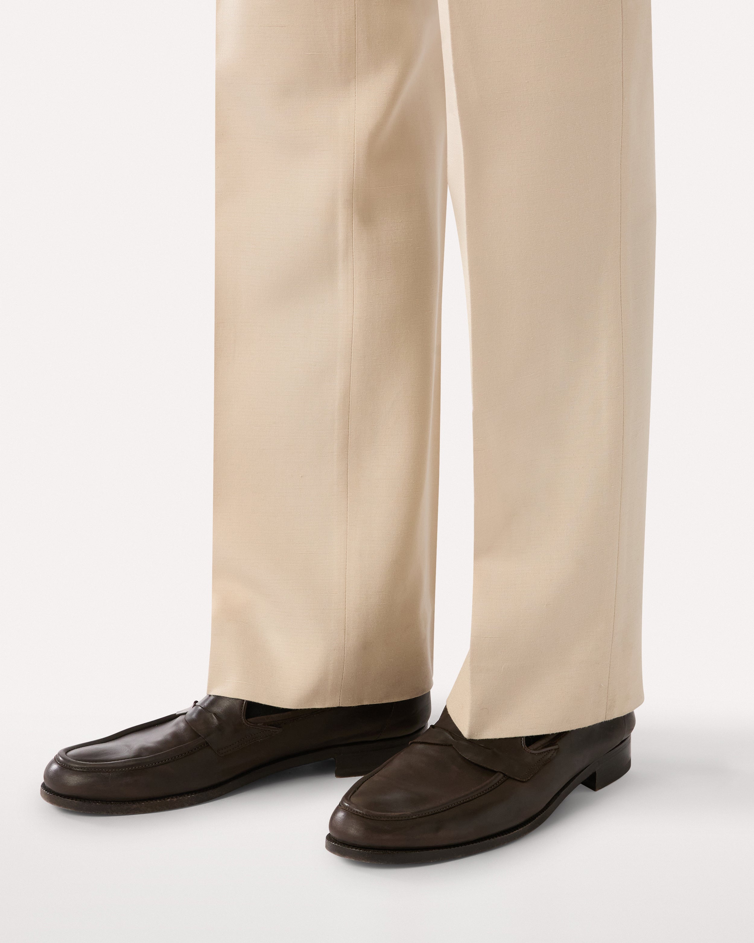 Mocassin college en veau marron BROWN Lardini 4