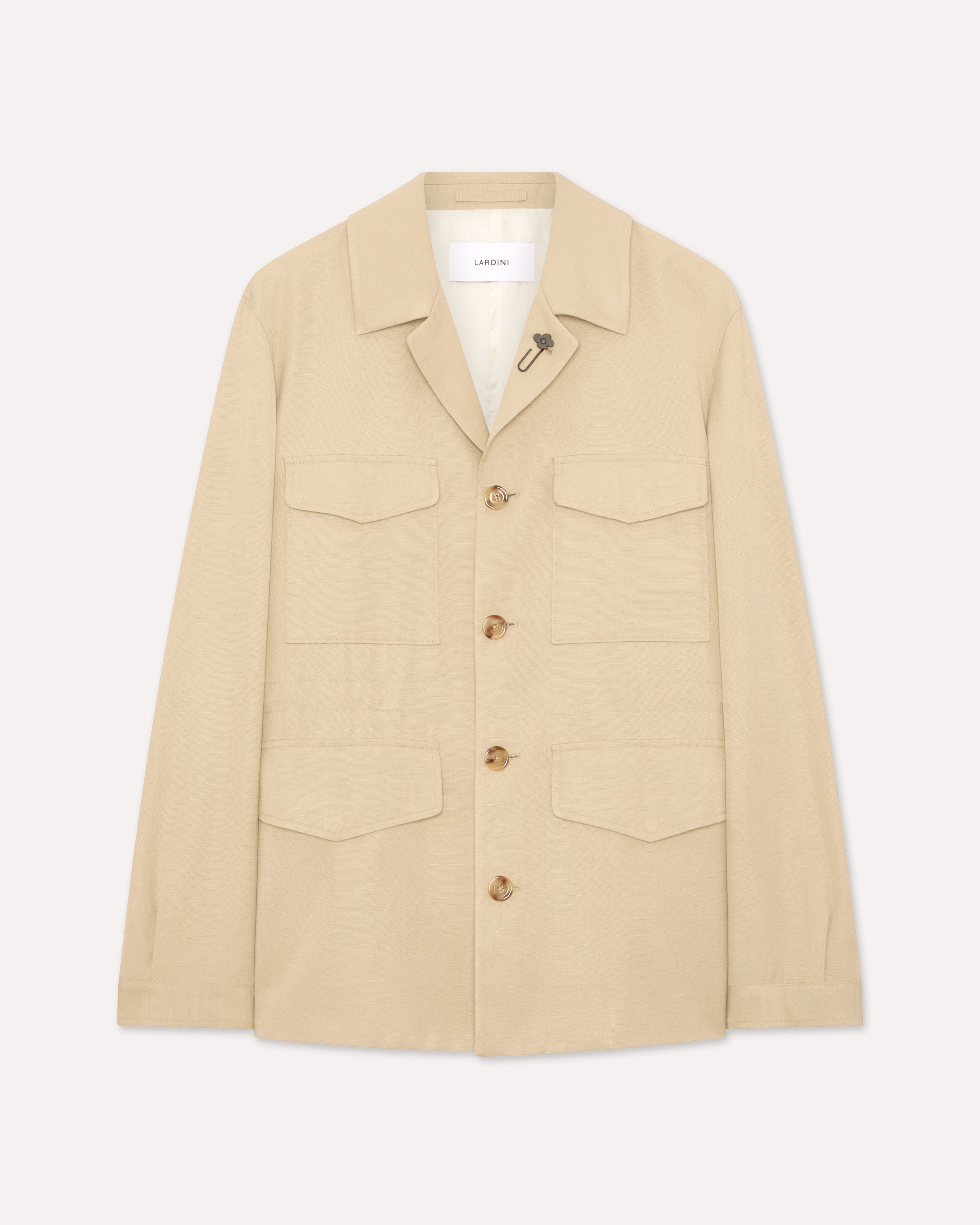 Field jacket camel in EcoVero CAMEL Lardini 1