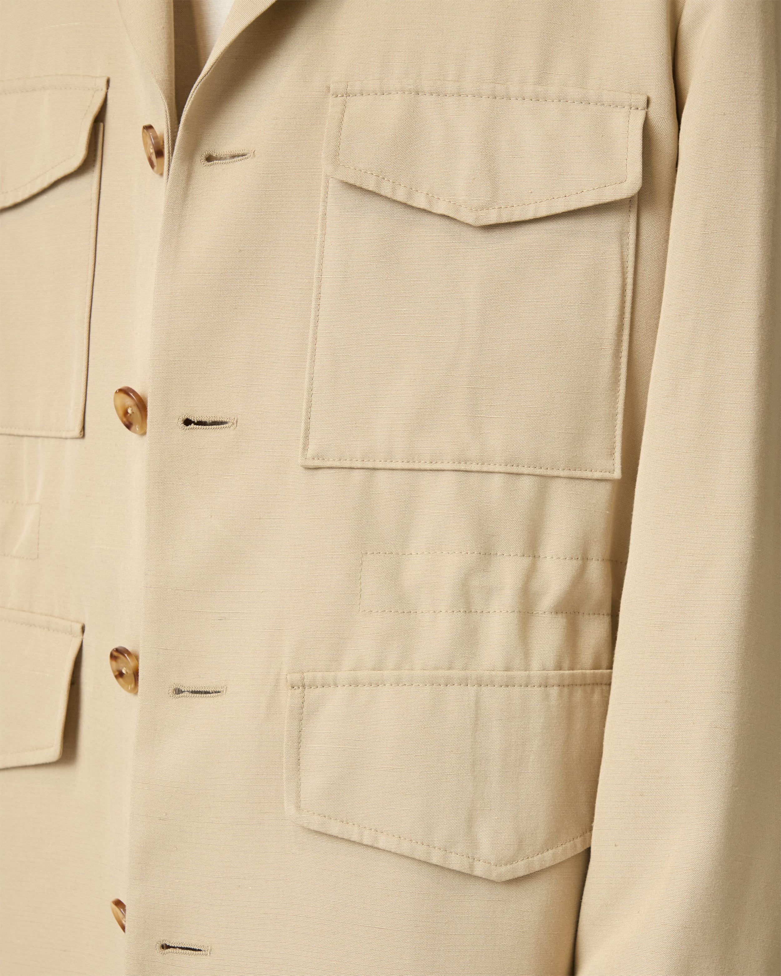 Field jacket camel en EcoVero CAMEL Lardini 4