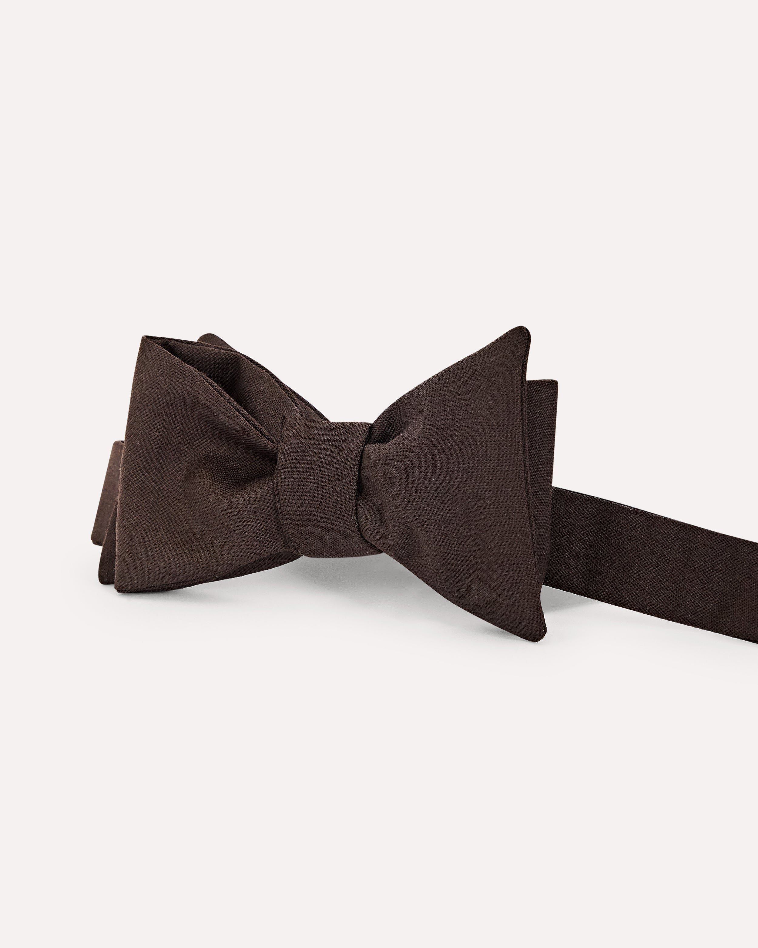 Brown self-tie bow tie BROWN Lardini 2
