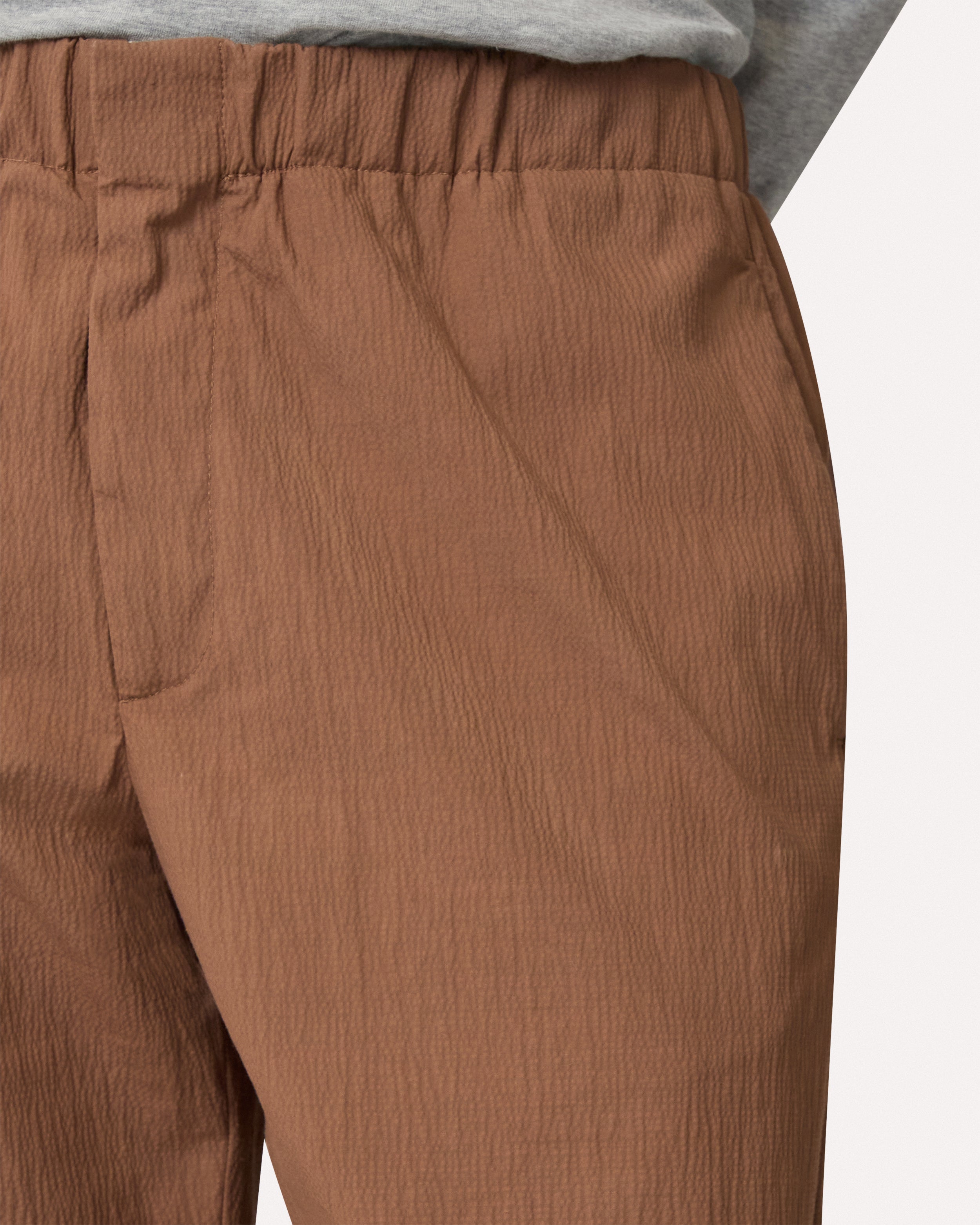 Beige flat-front trousers BROWN/RUST Lardini 4